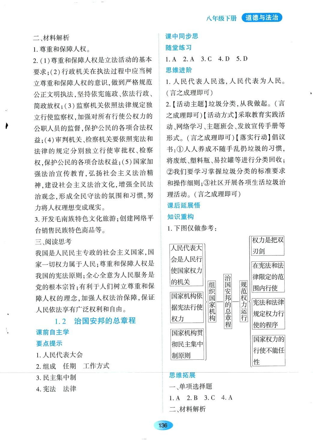 2024年资源与评价黑龙江教育出版社八年级道德与法治下册人教版 第2页