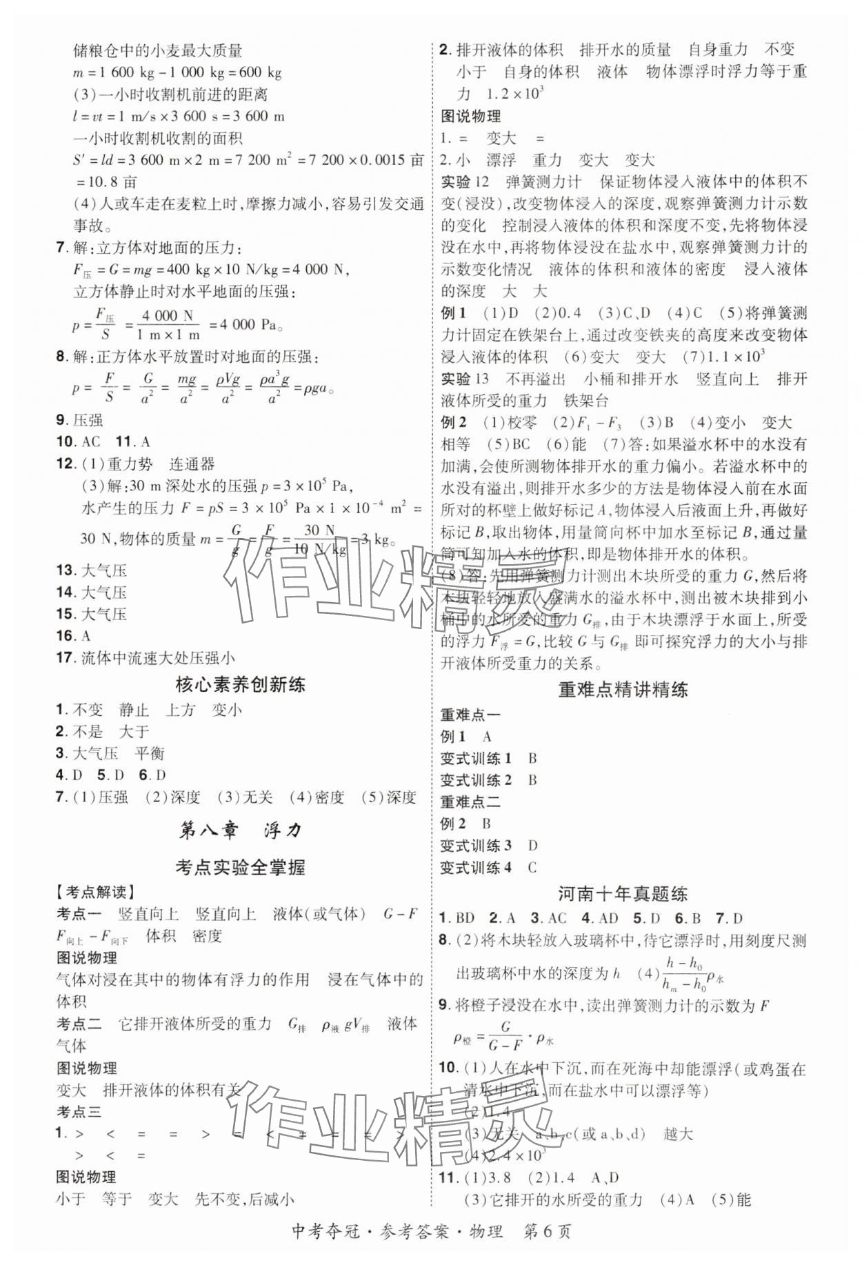 2024年国华教育中考夺冠物理河南专版 第6页