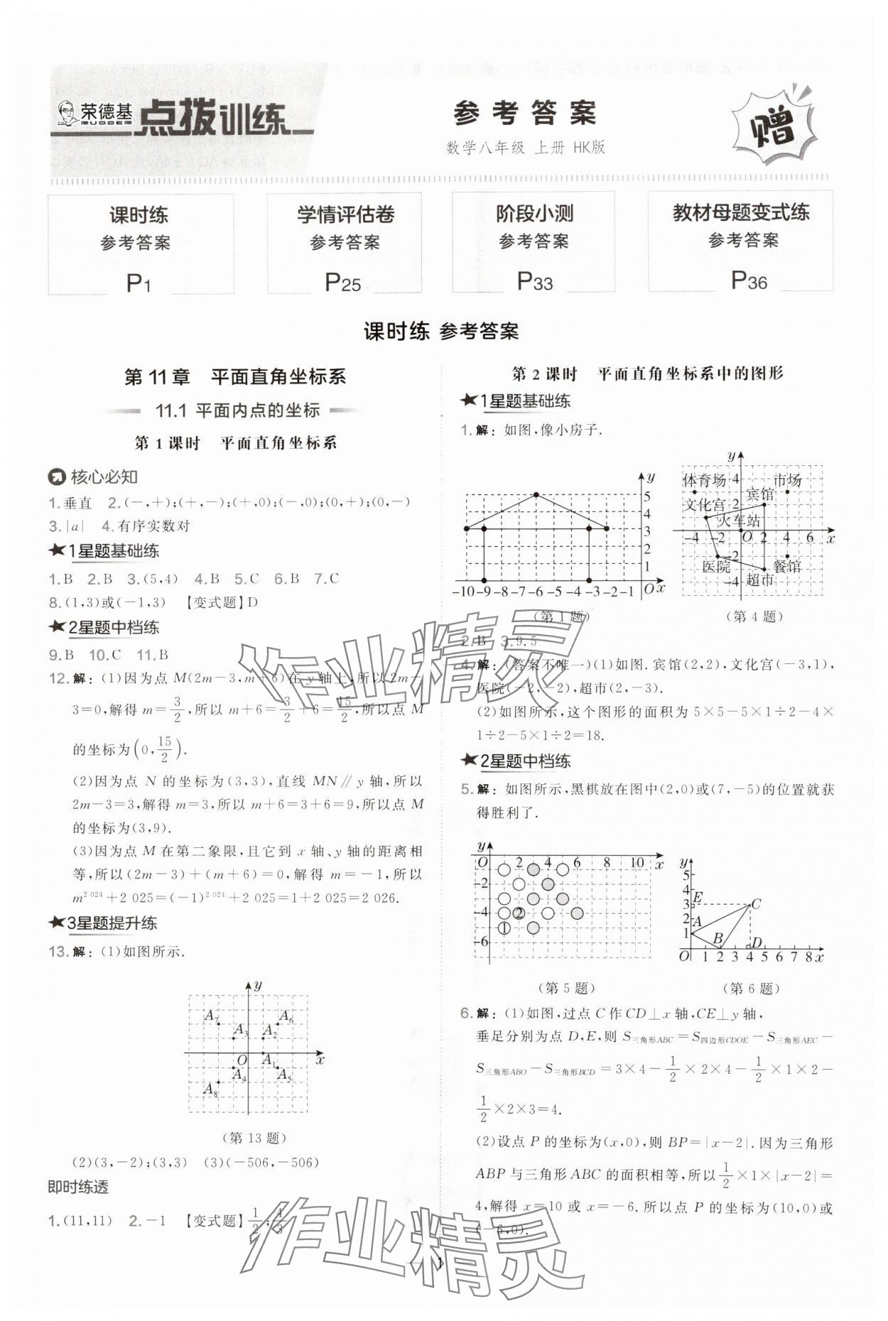 2024年點(diǎn)撥訓(xùn)練八年級(jí)數(shù)學(xué)上冊(cè)滬科版安徽專版 第1頁(yè)