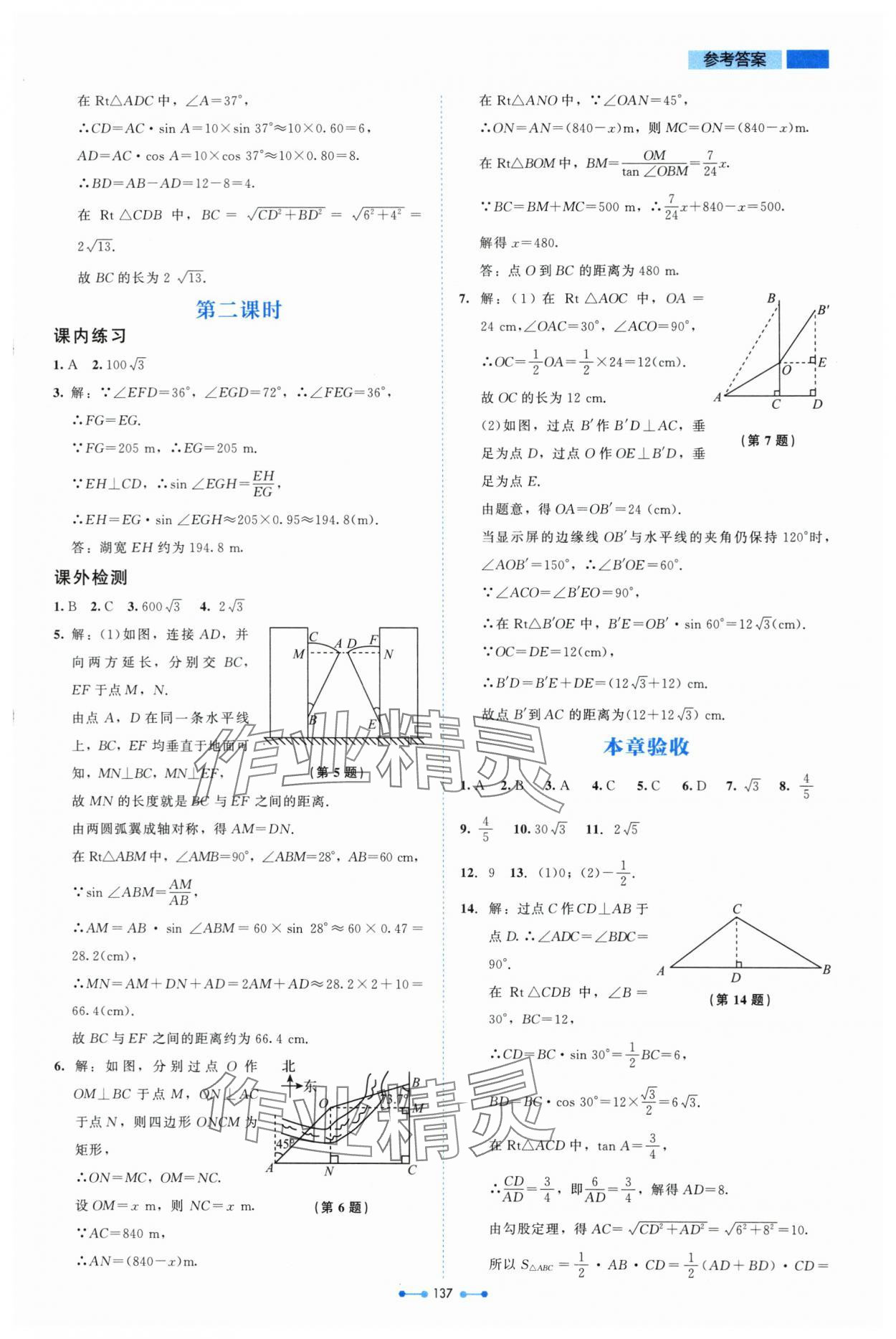 2024年伴你学北京师范大学出版社九年级数学下册北师大版 第5页