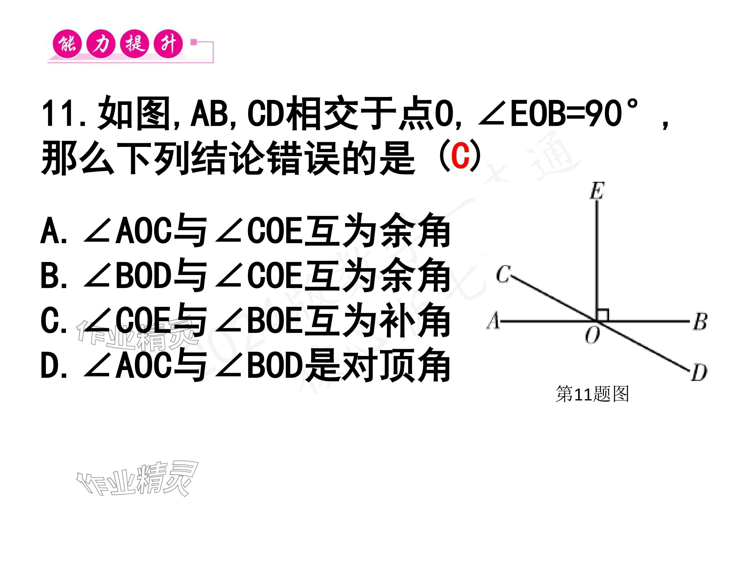 2024年一本通武漢出版社七年級數(shù)學下冊北師大版 參考答案第27頁