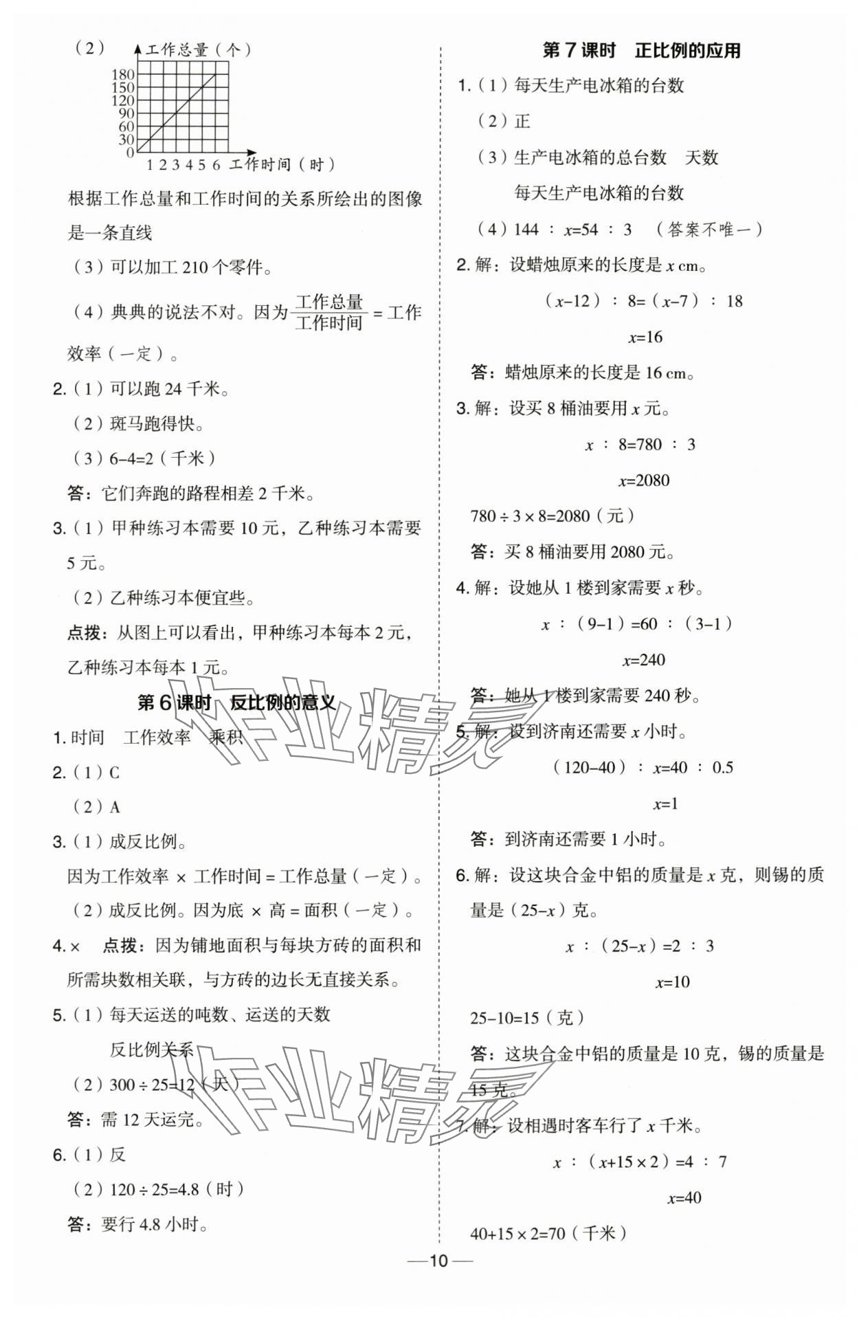 2024年綜合應(yīng)用創(chuàng)新題典中點(diǎn)六年級(jí)數(shù)學(xué)下冊(cè)青島版 第10頁(yè)