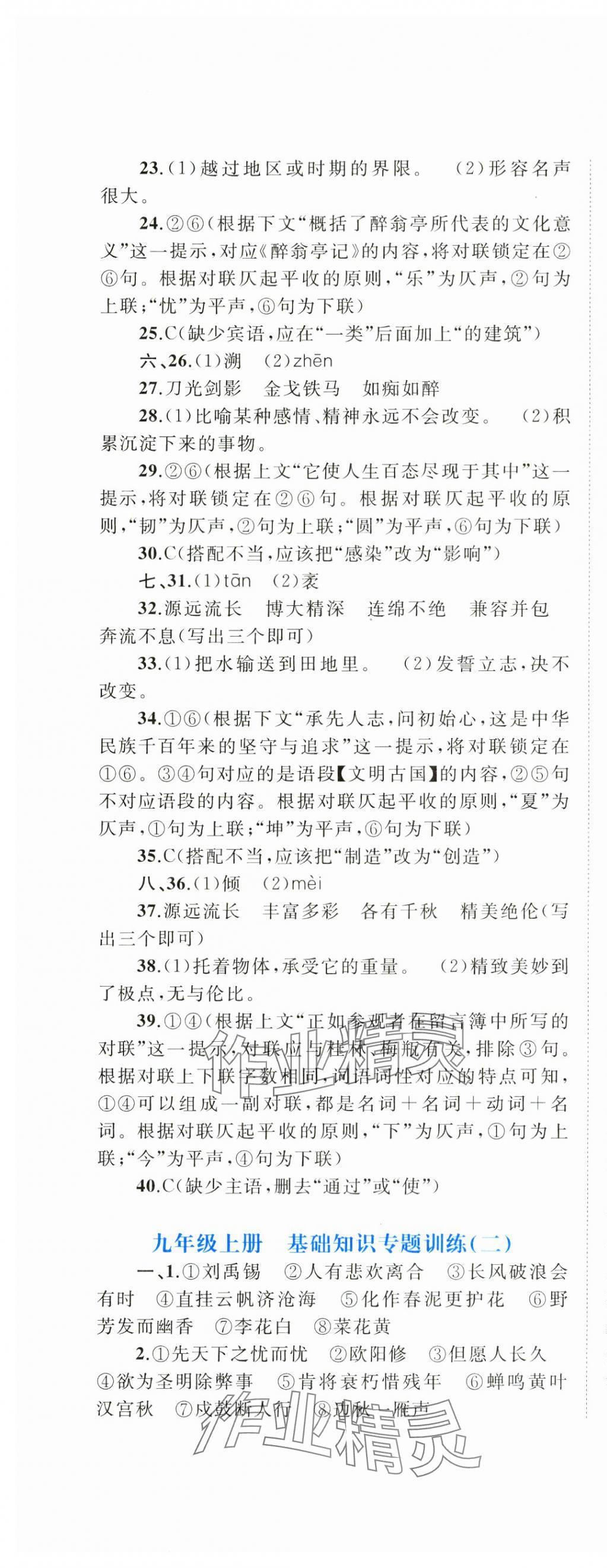 2024年新課程學(xué)習(xí)與測(cè)評(píng)單元雙測(cè)九年級(jí)語(yǔ)文全一冊(cè)人教版A版 第17頁(yè)