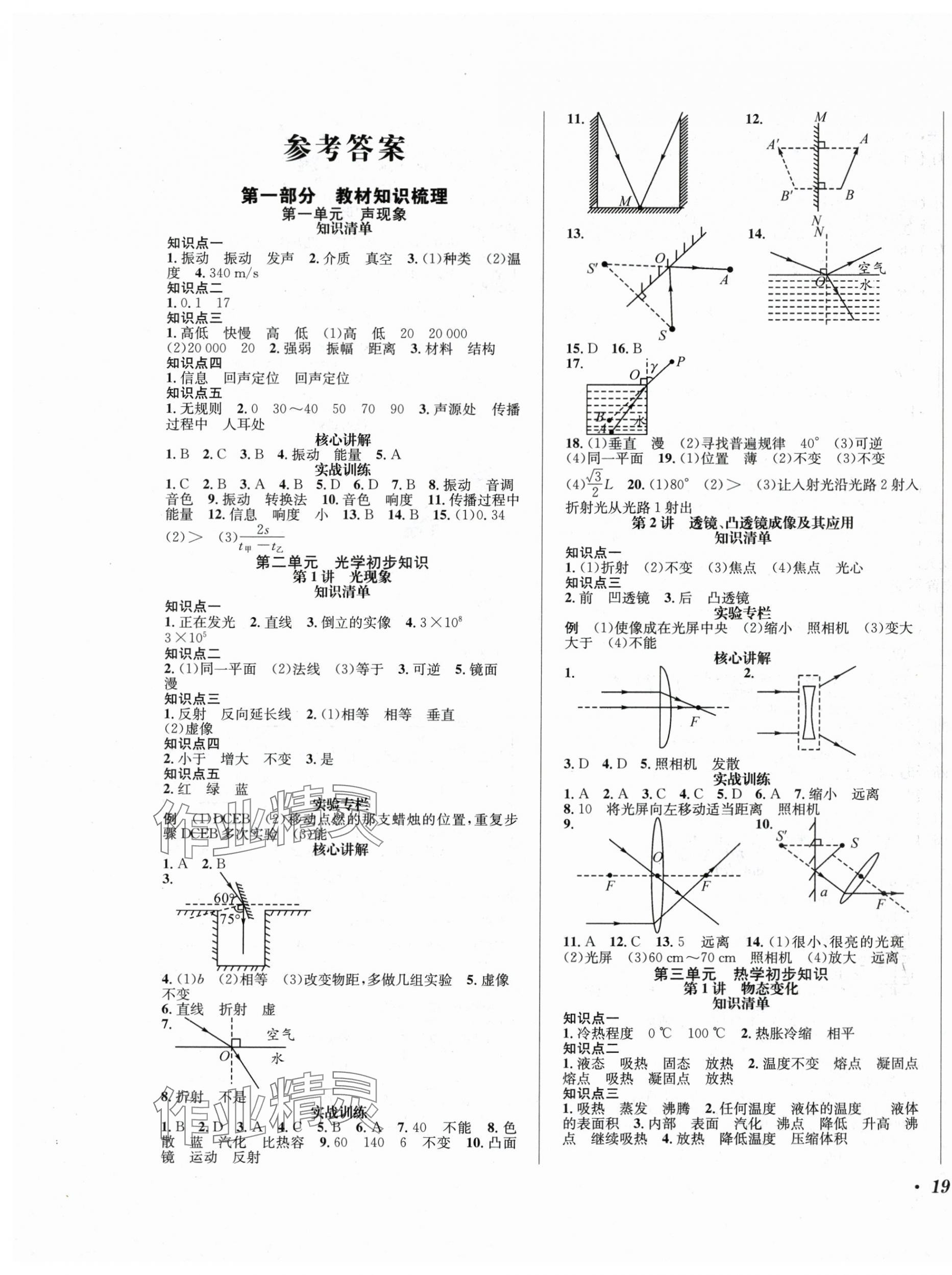 2024年決勝中考物理 第1頁