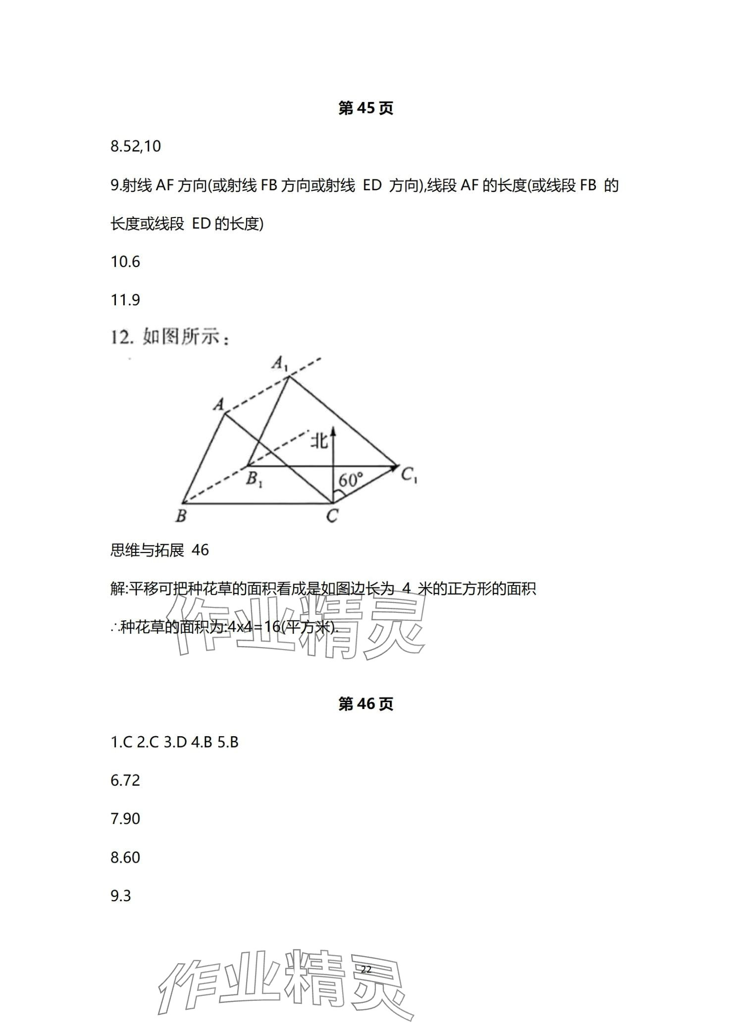 2024年中學生世界七年級數(shù)學第一學期下滬教版54制 第22頁