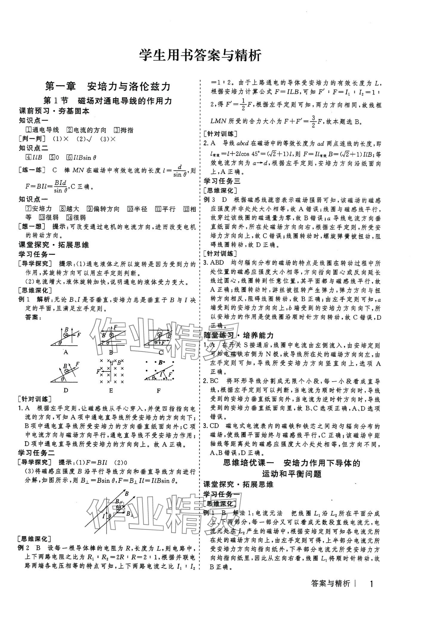 2024年高考领航高中物理选择性必修第二册人教版 第3页