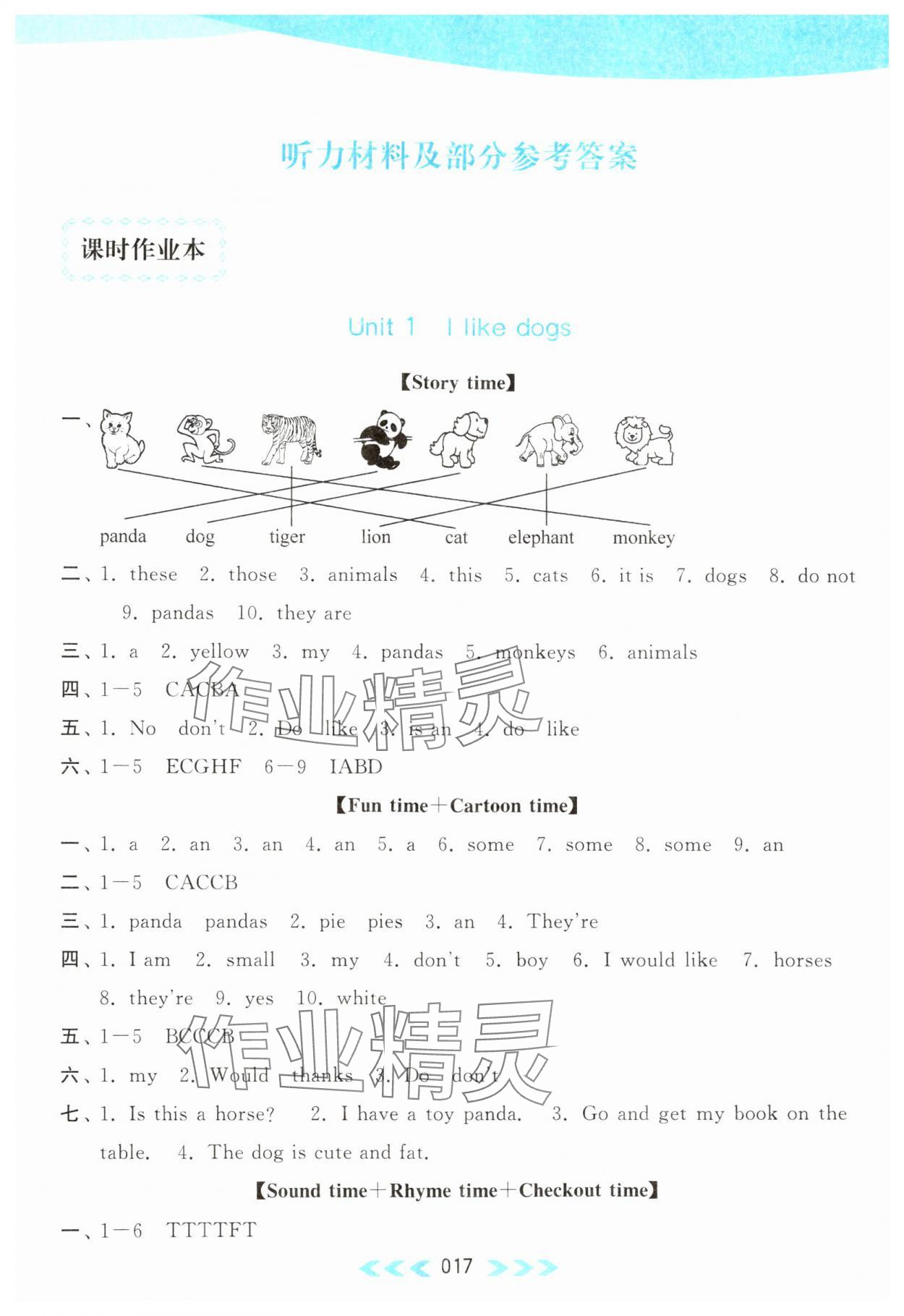 2024年自主學習當堂反饋四年級英語上冊譯林版 第1頁