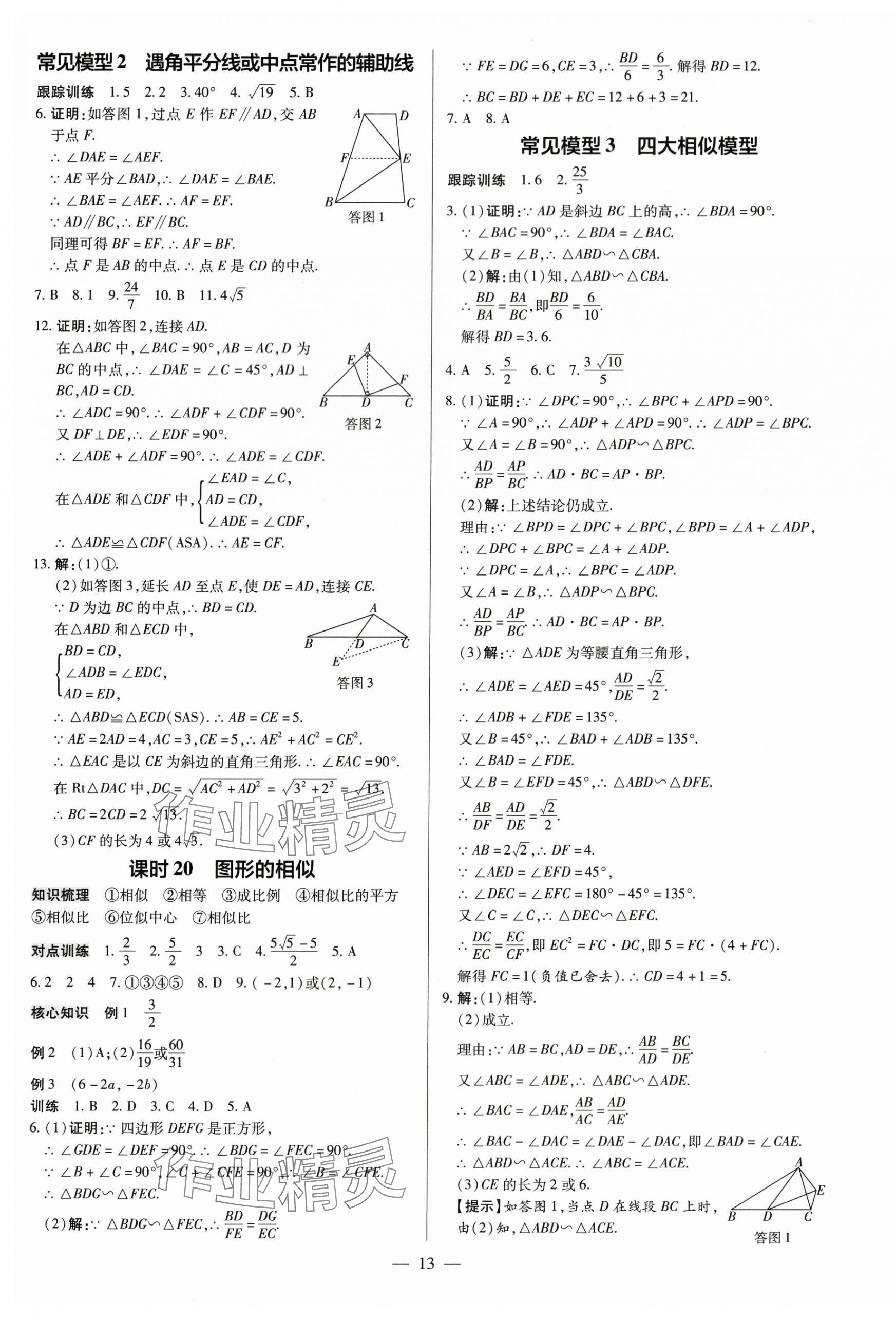 2024年领跑中考数学河南专版 第13页