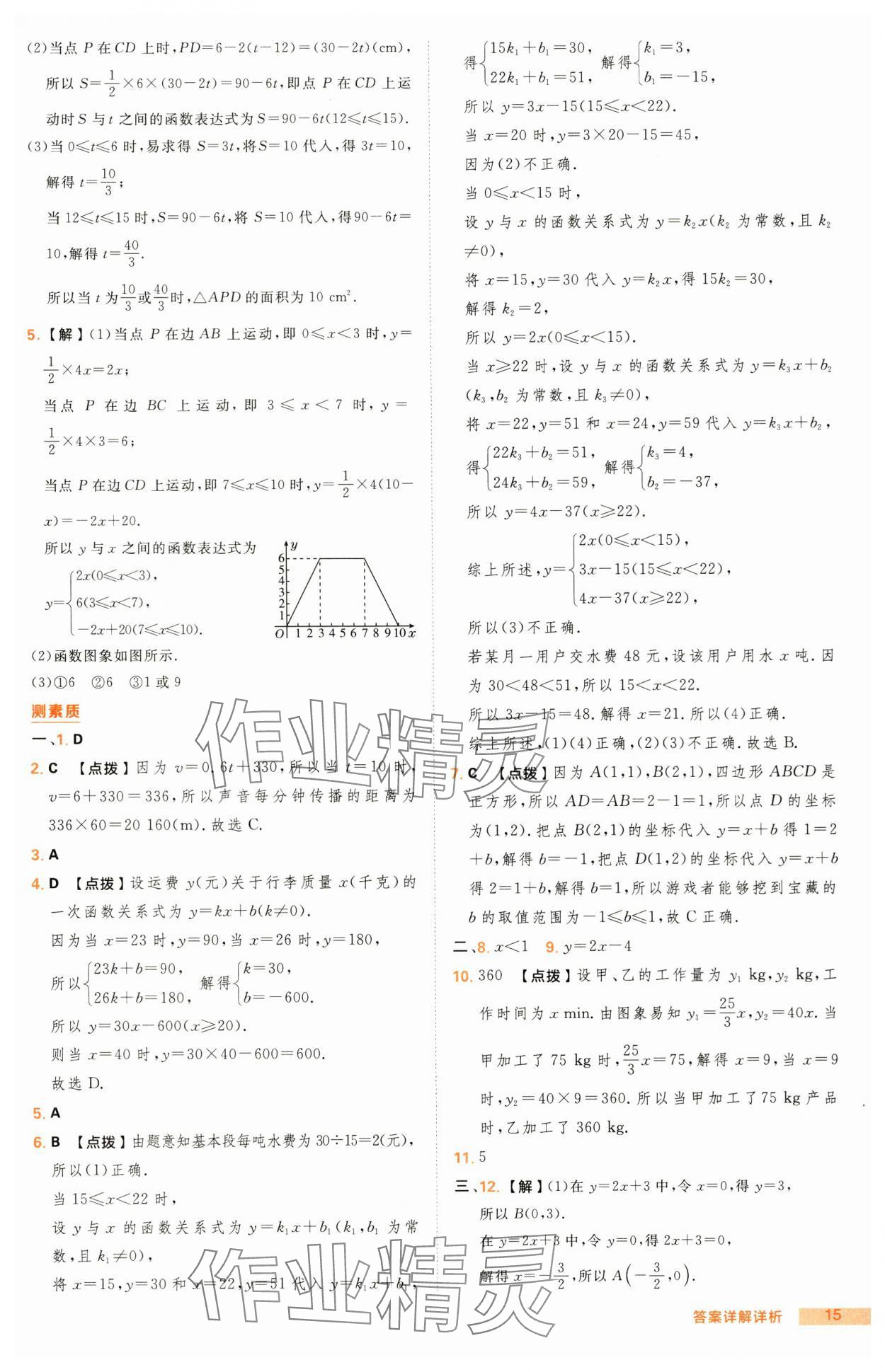 2024年综合应用创新题典中点八年级数学上册沪科版 第15页