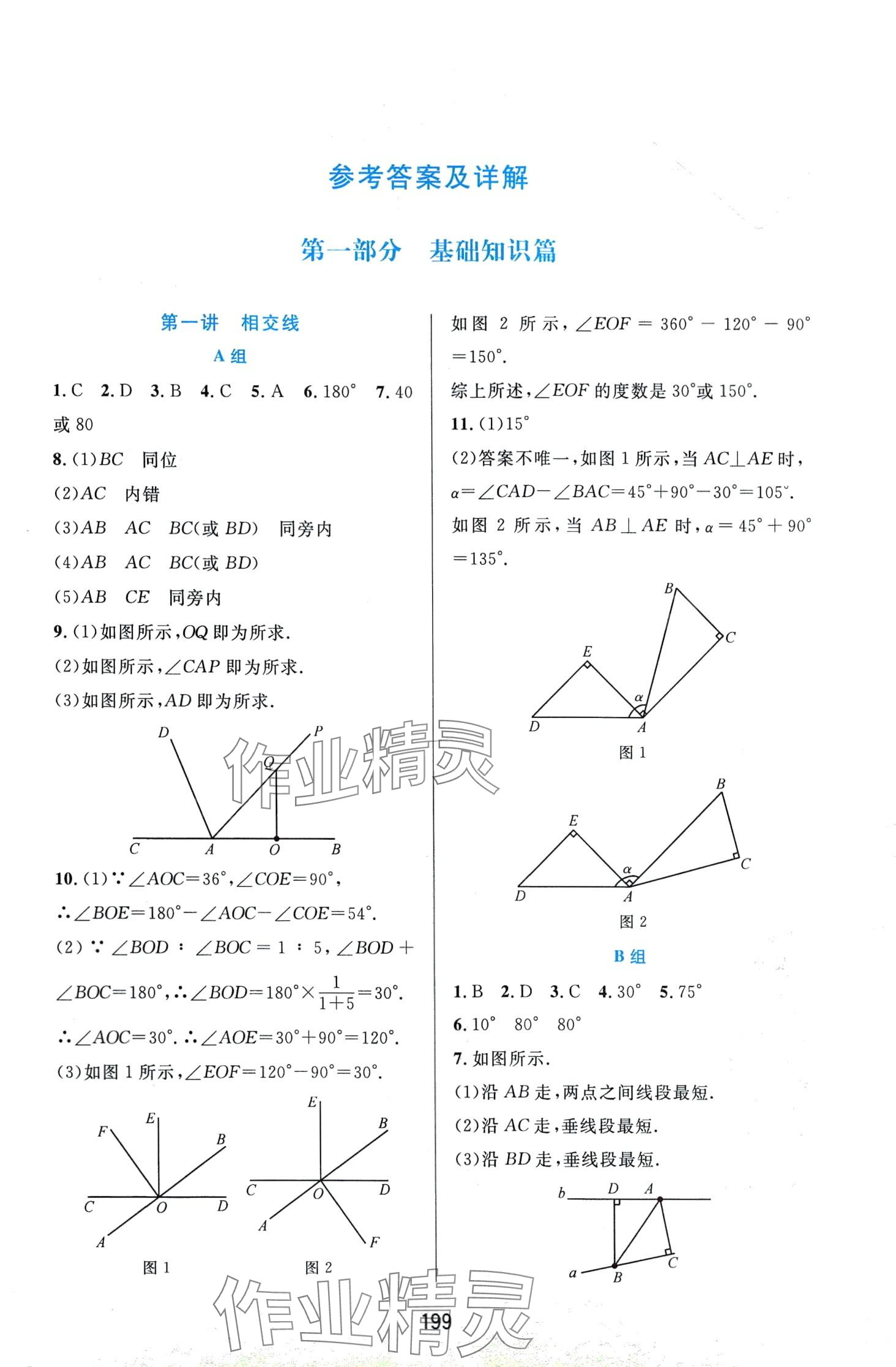 2024年尖子生培优教材七年级数学下册人教版A版 第1页