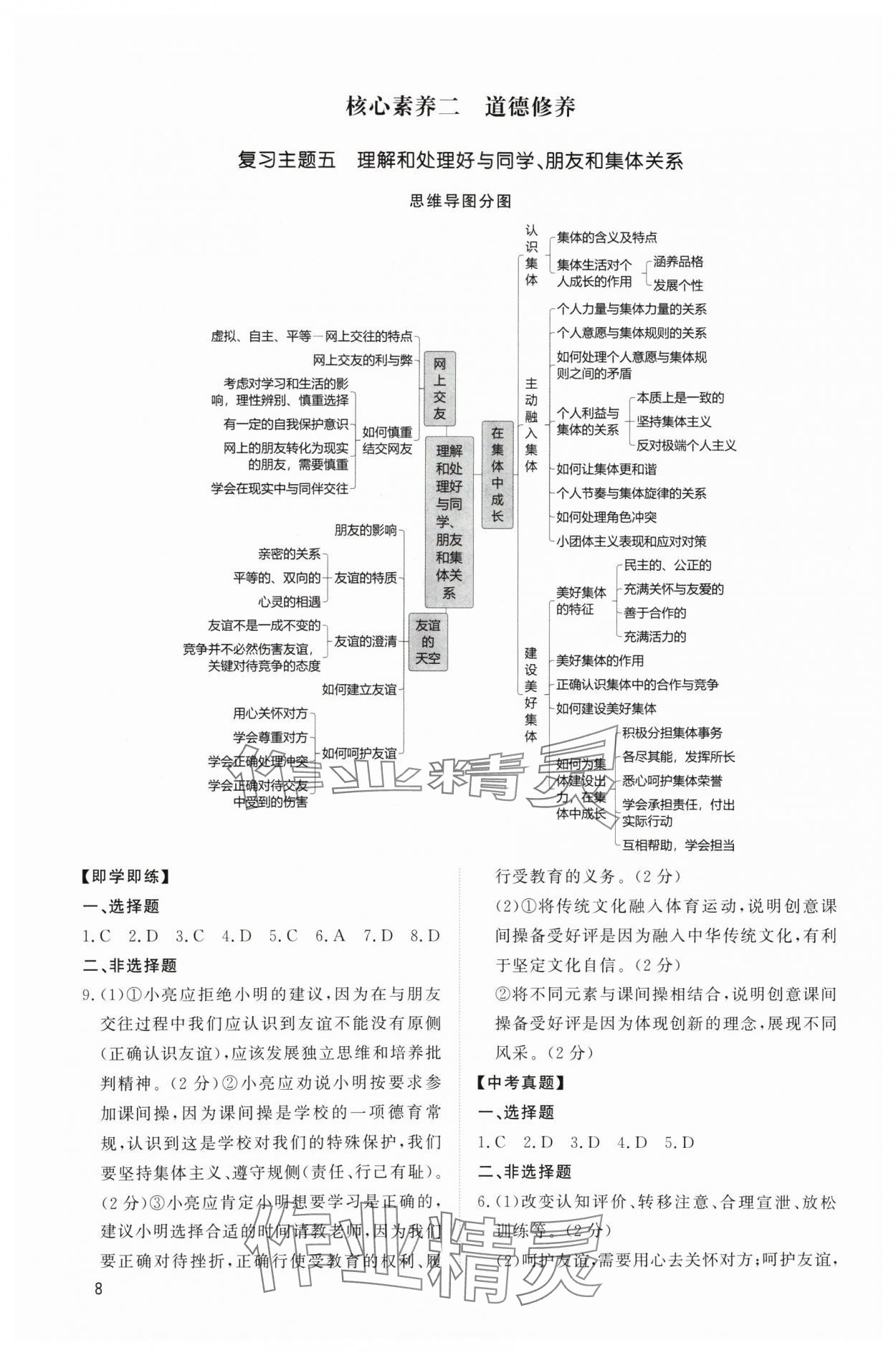 2024年中考新结构综合复习道德与法治广州专版 第8页