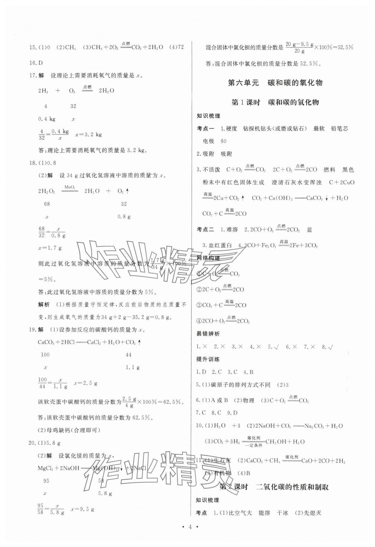 2024年湖北中考初中学业水平考试总复习化学 第4页