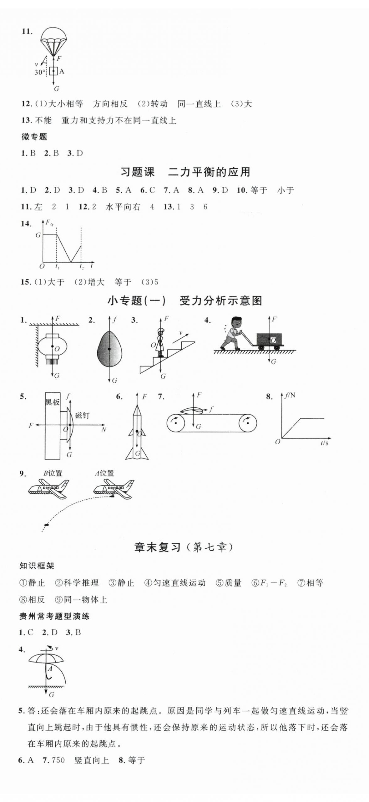 2024年名校課堂八年級(jí)物理下冊(cè)滬科版貴州專版 第2頁