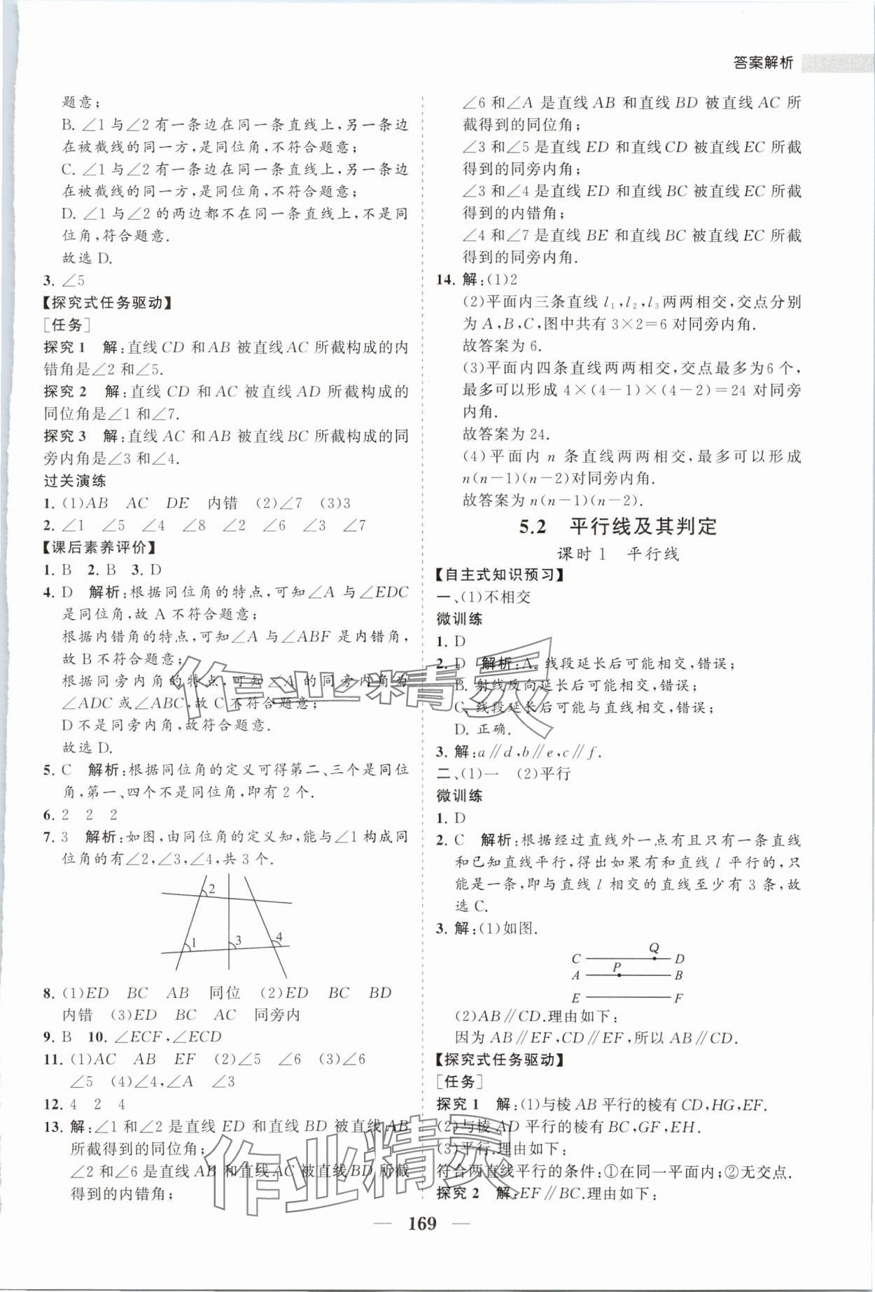 2024年新课程同步练习册七年级数学下册人教版 第5页