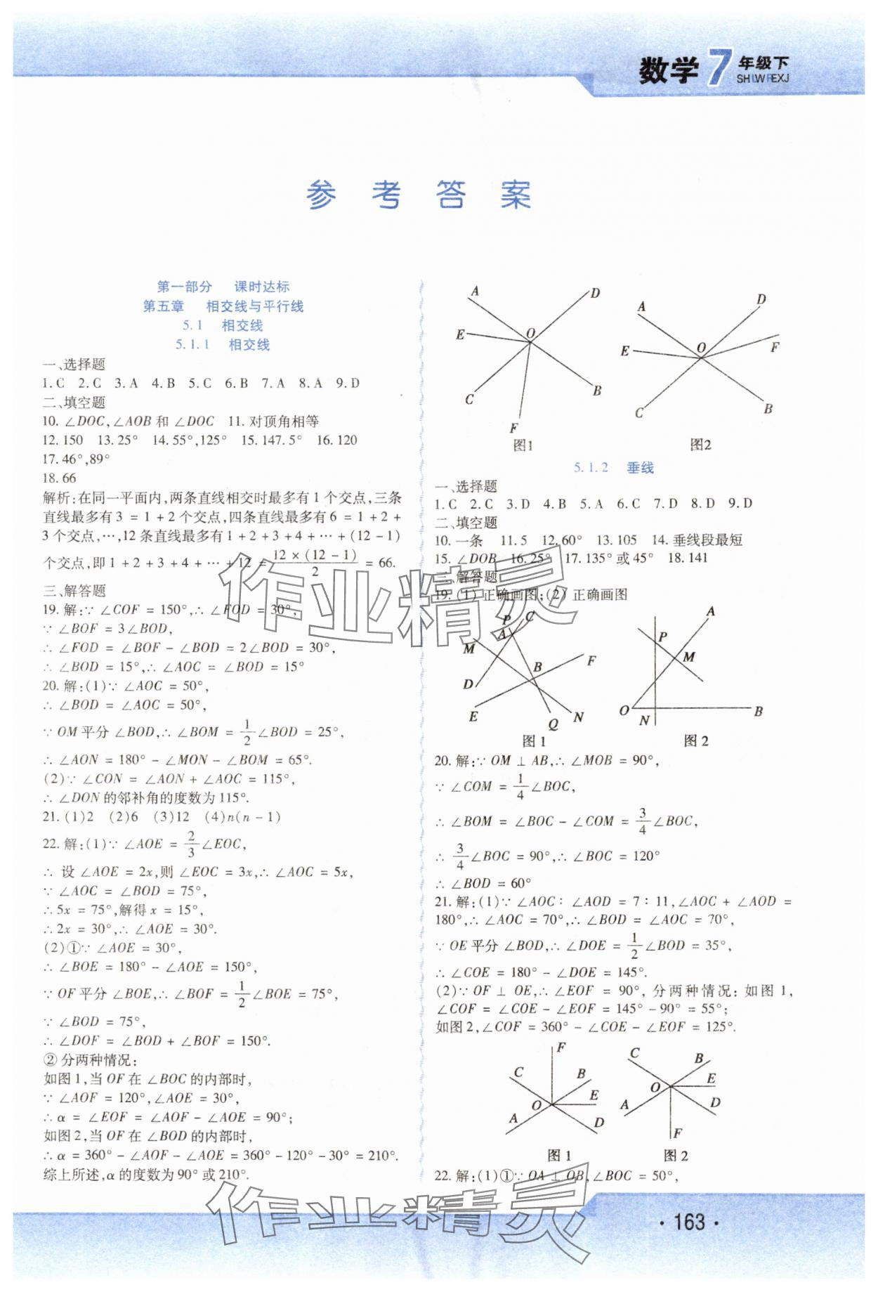 2024年精析巧练七年级数学下册人教版 第1页