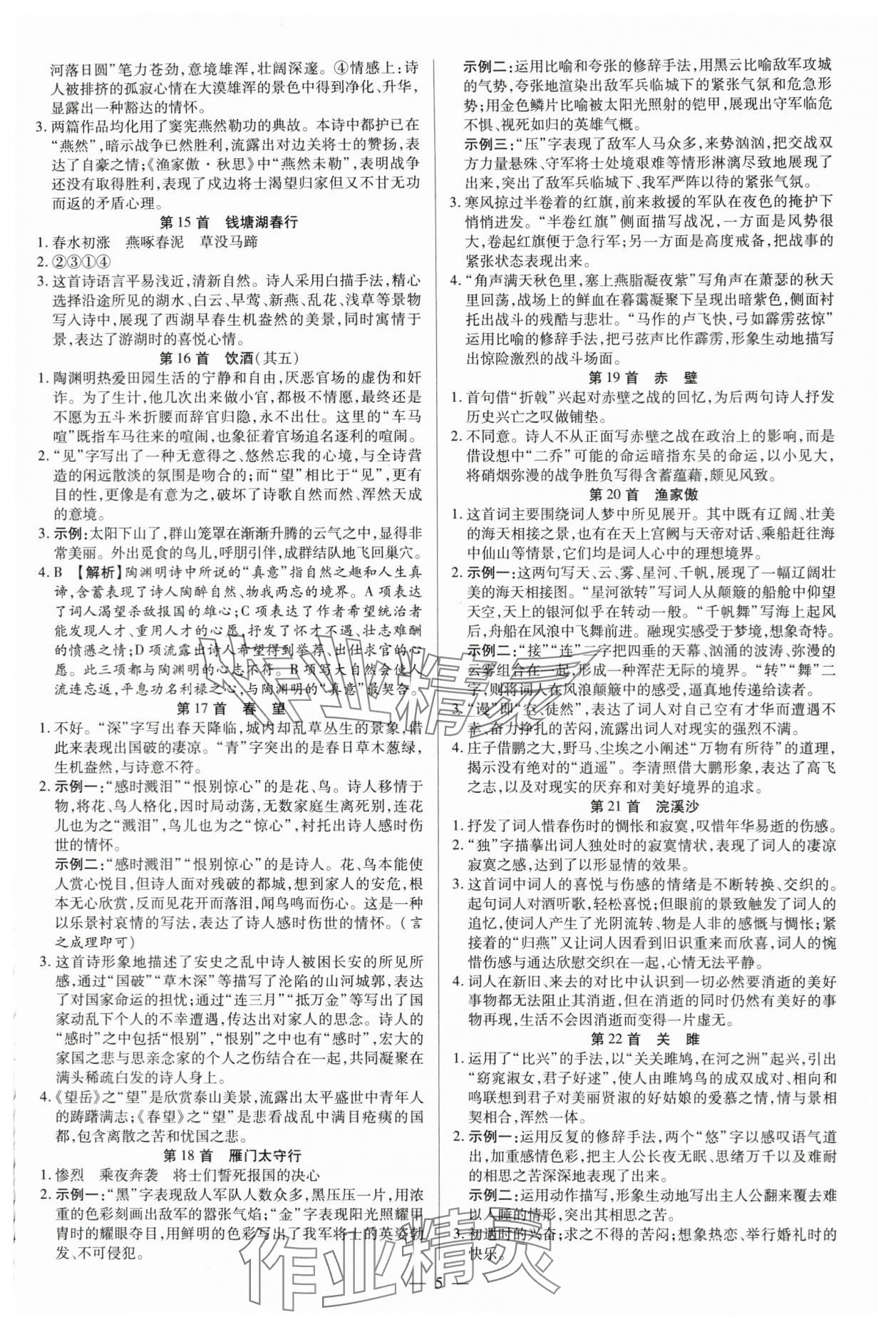 2024年领跑中考语文河南专版 第5页