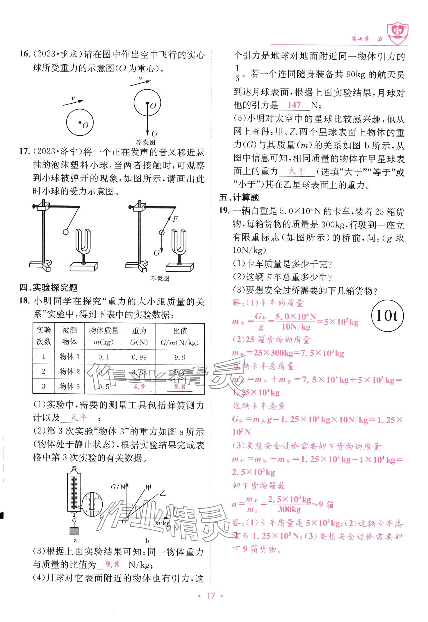 2024年指南针课堂优化八年级物理下册教科版 第17页