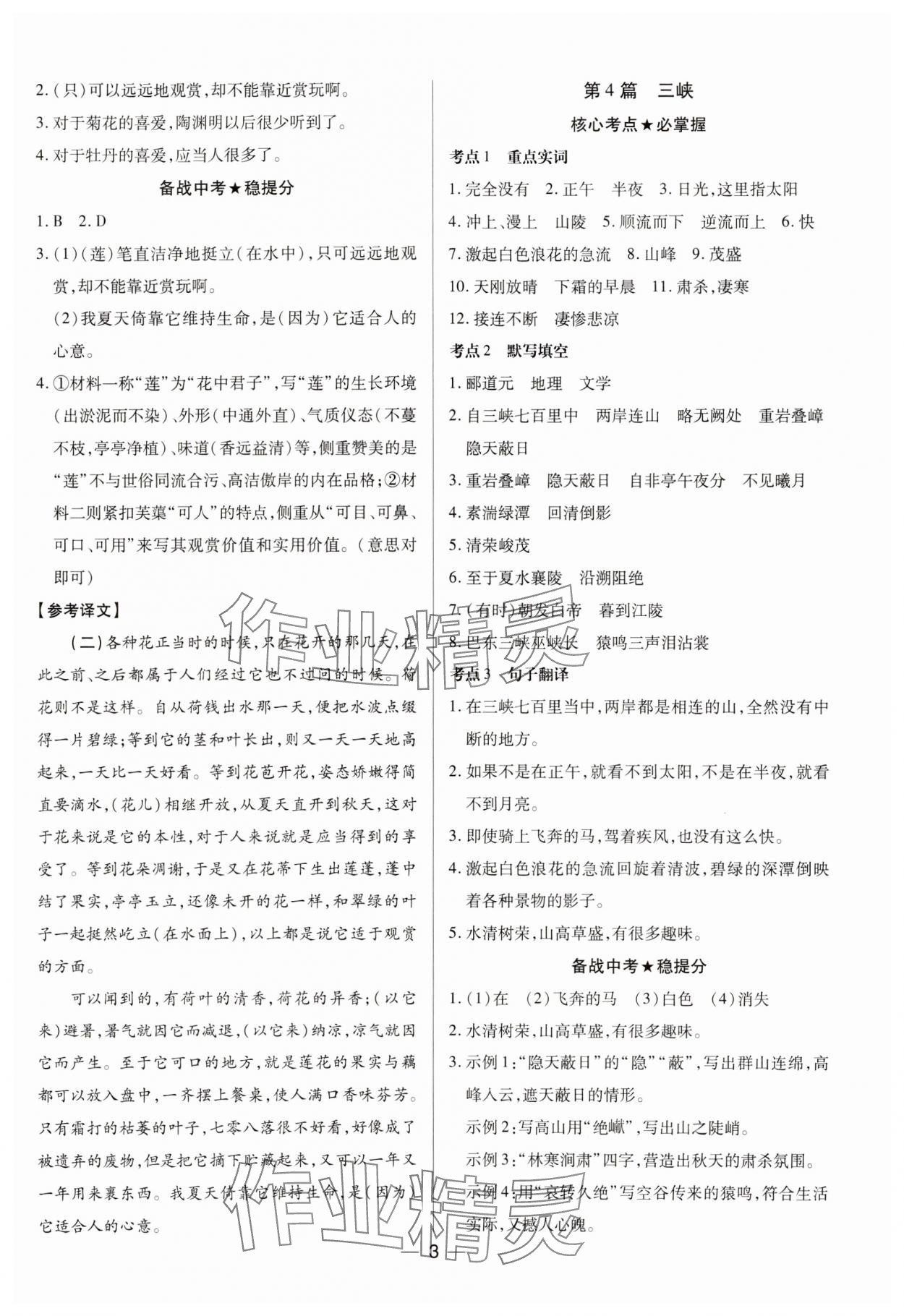 2024年河南易中考语文 第3页