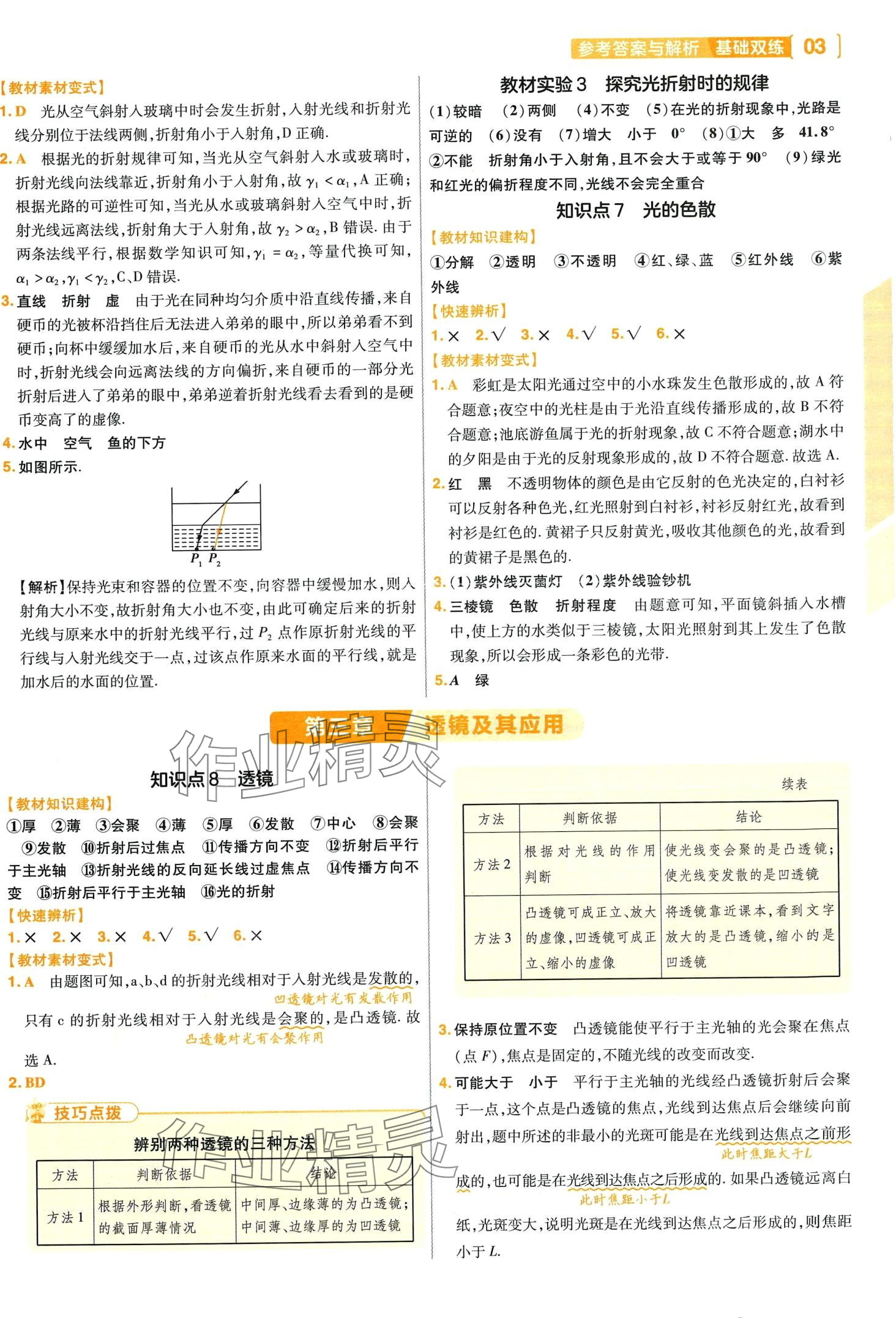 2024年基础双练物理中考 第5页