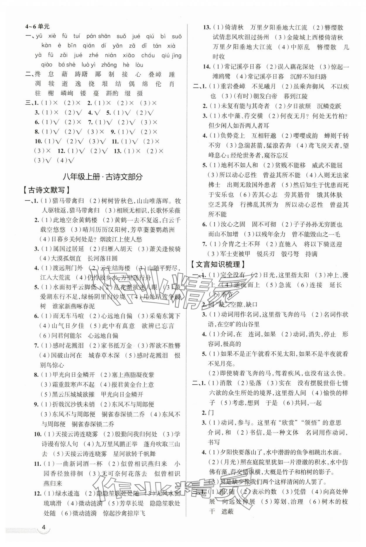 2024年中考零距离语文潍坊专版 第4页