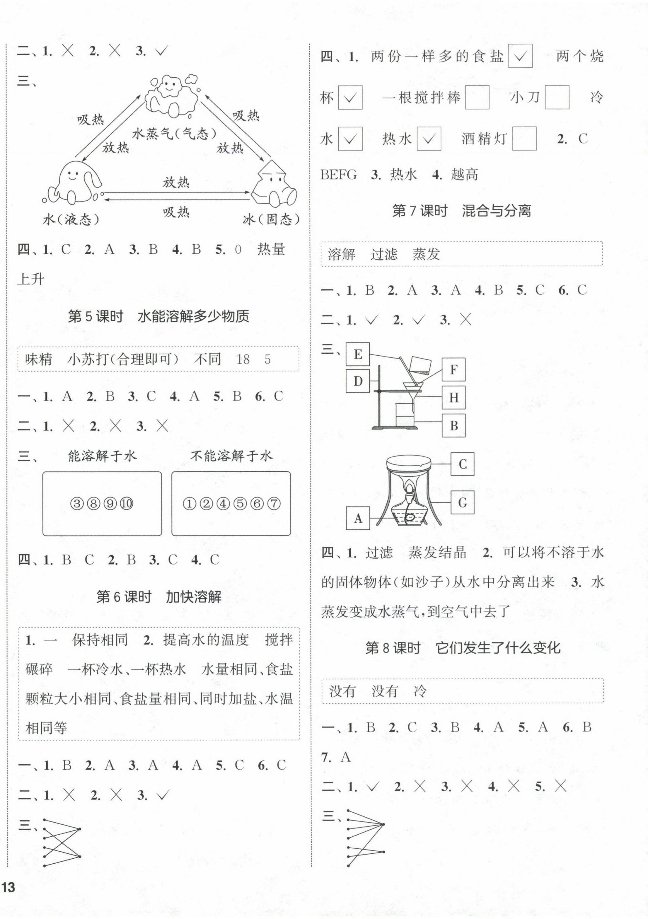 2024年通城學(xué)典課時(shí)作業(yè)本三年級(jí)科學(xué)上冊(cè)教科版 第2頁(yè)