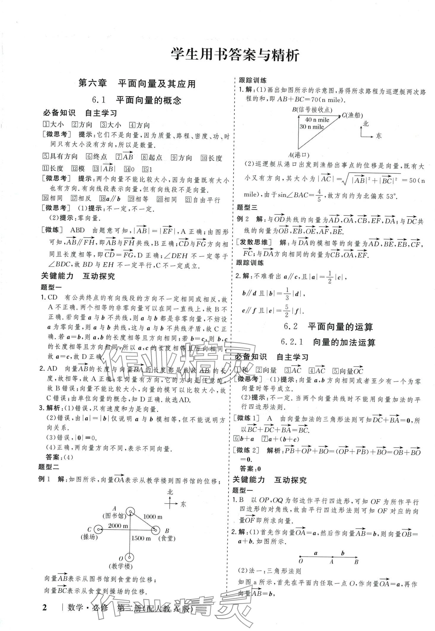 2024年高考领航高中数学必修第二册人教版 第1页