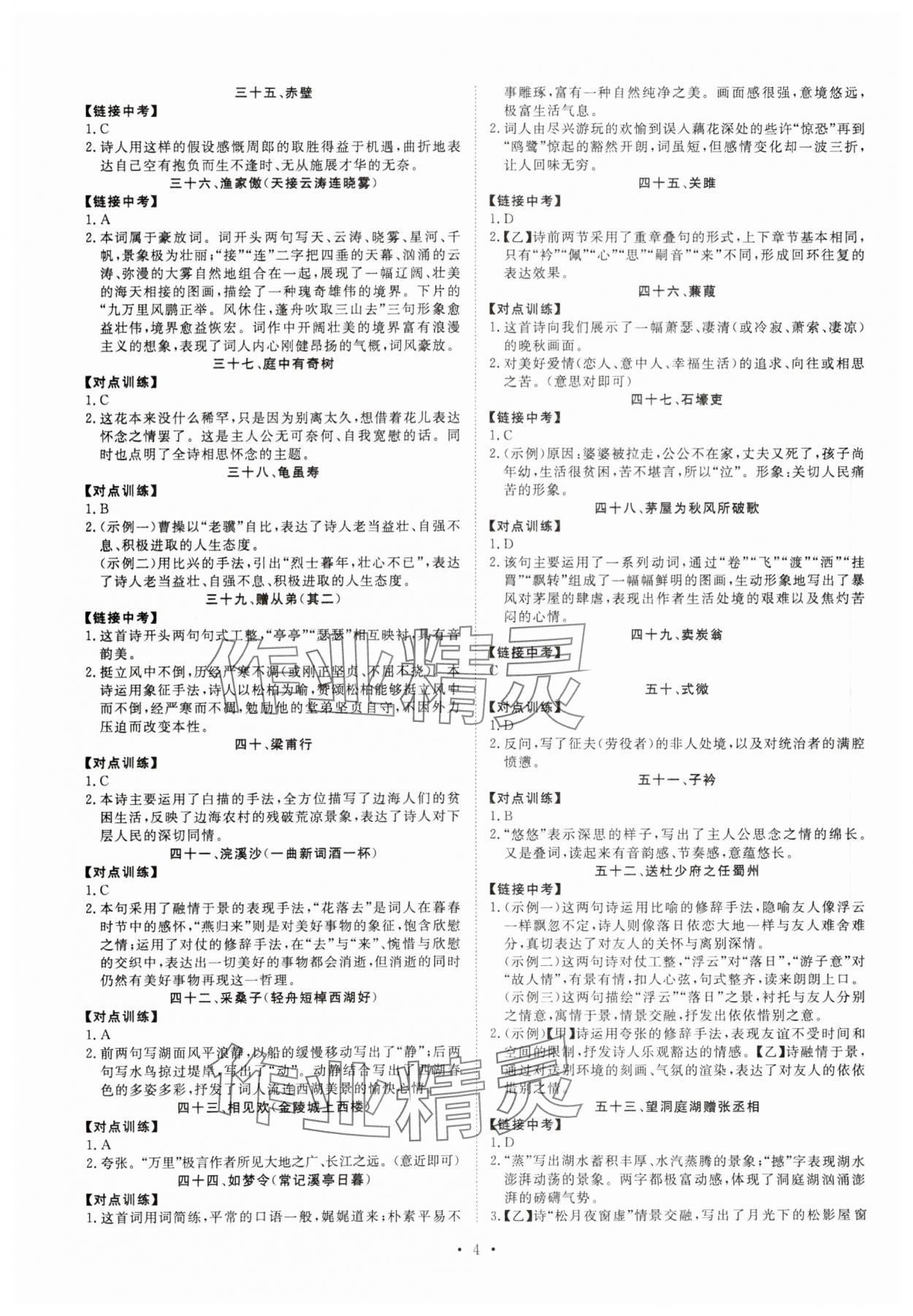 2024年湖北中考初中学业水平考试总复习语文 第4页