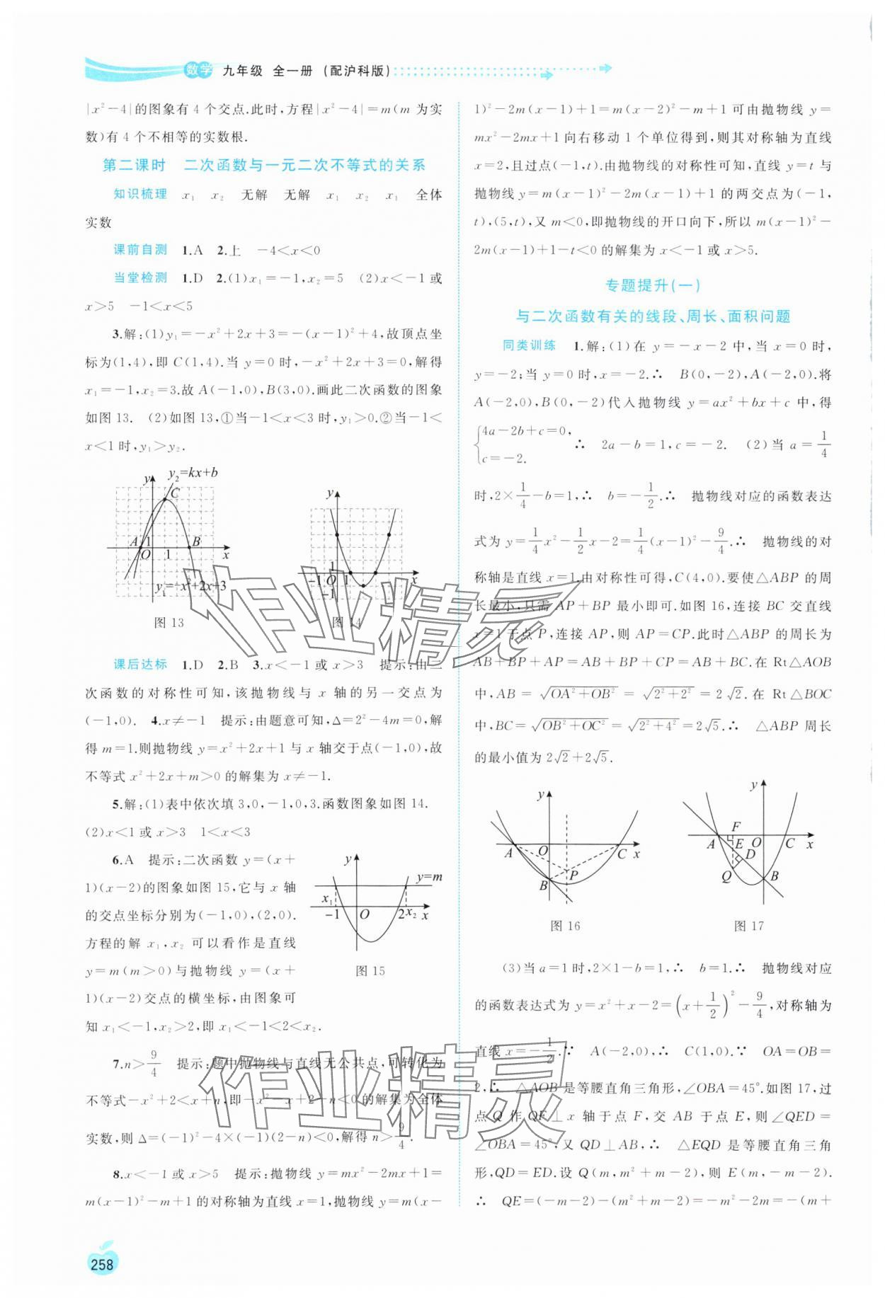 2023年新課程學(xué)習(xí)與測評同步學(xué)習(xí)九年級數(shù)學(xué)全一冊滬科版 第6頁