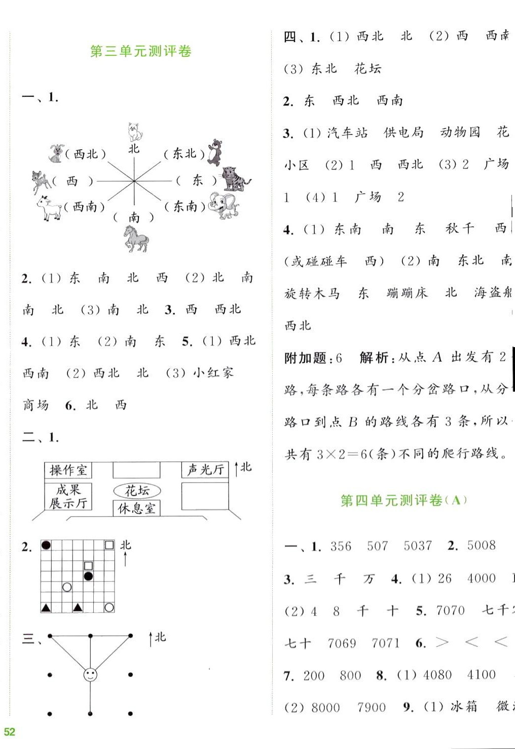 2024年通城學(xué)典全程測(cè)評(píng)卷二年級(jí)數(shù)學(xué)下冊(cè)蘇教版 第4頁