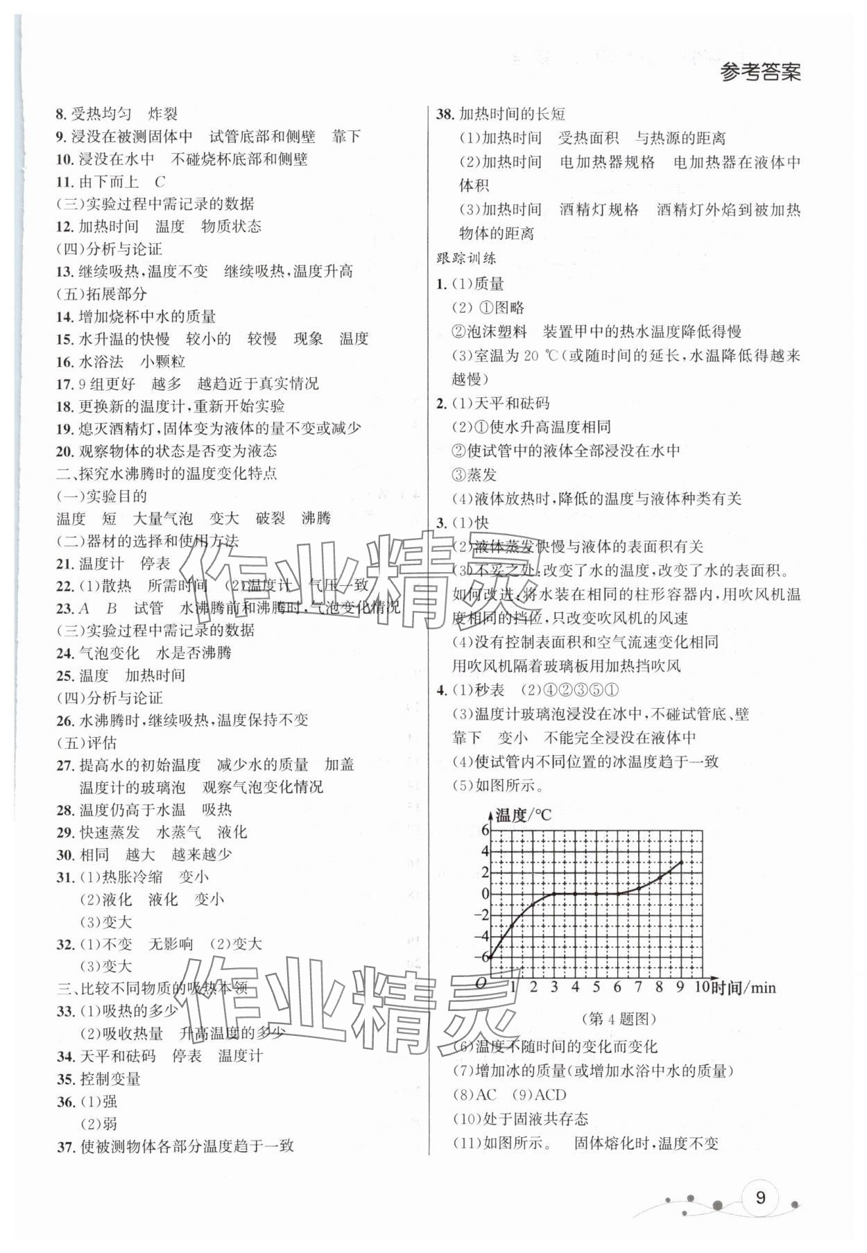 2024年大連中考沖刺課標復(fù)習(xí)物理 參考答案第9頁