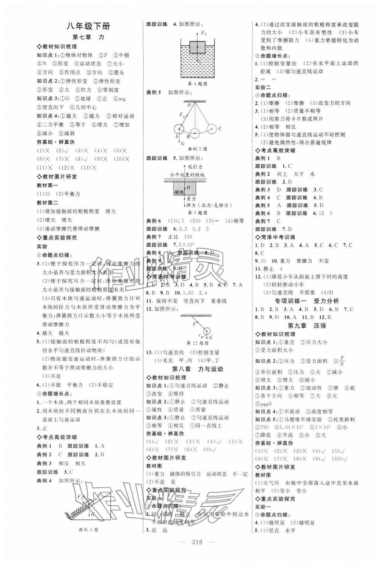 2024年全程導(dǎo)航初中總復(fù)習(xí)物理教科版菏澤專版 第4頁