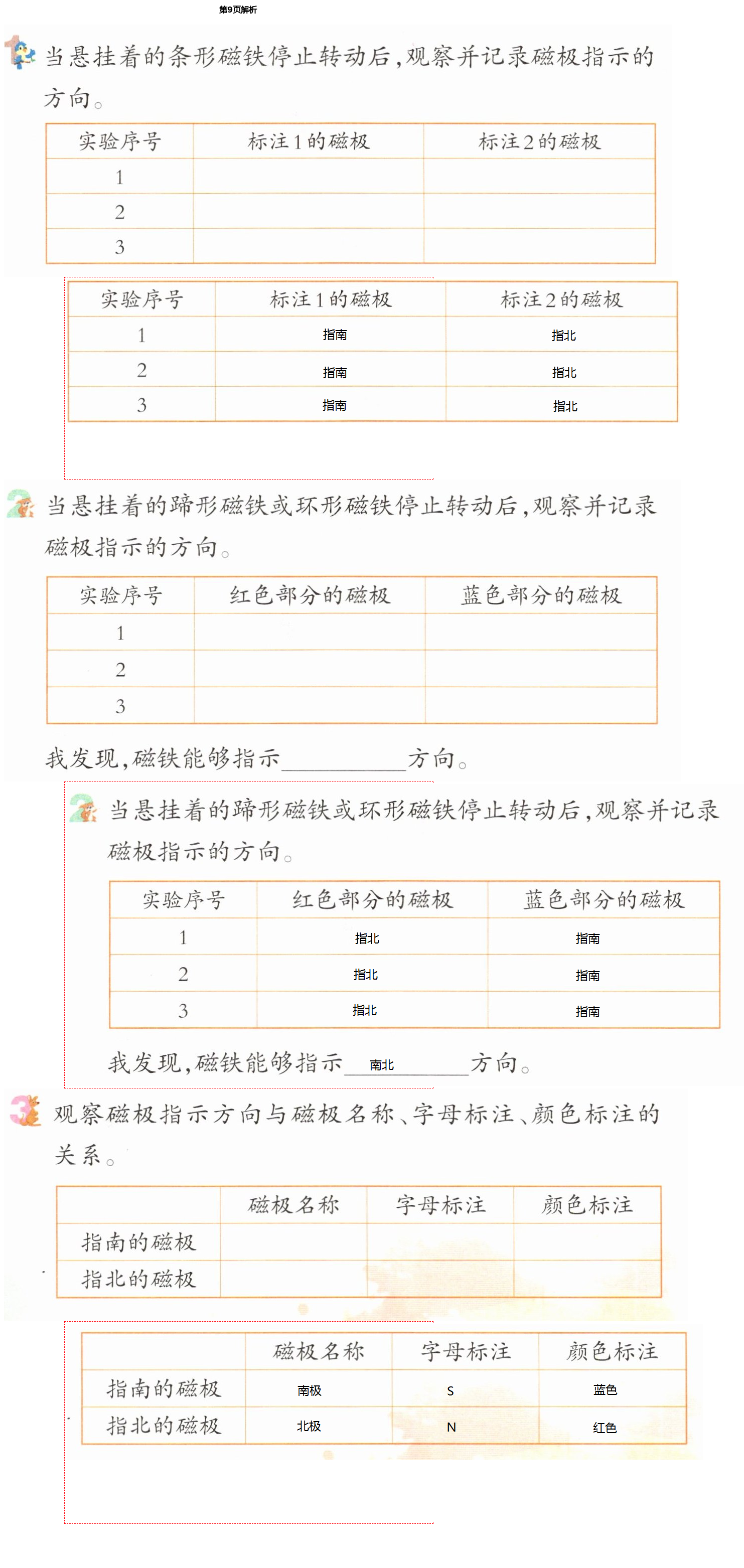 2021年科學作業(yè)本二年級下冊教科版浙江教育出版社 第9頁