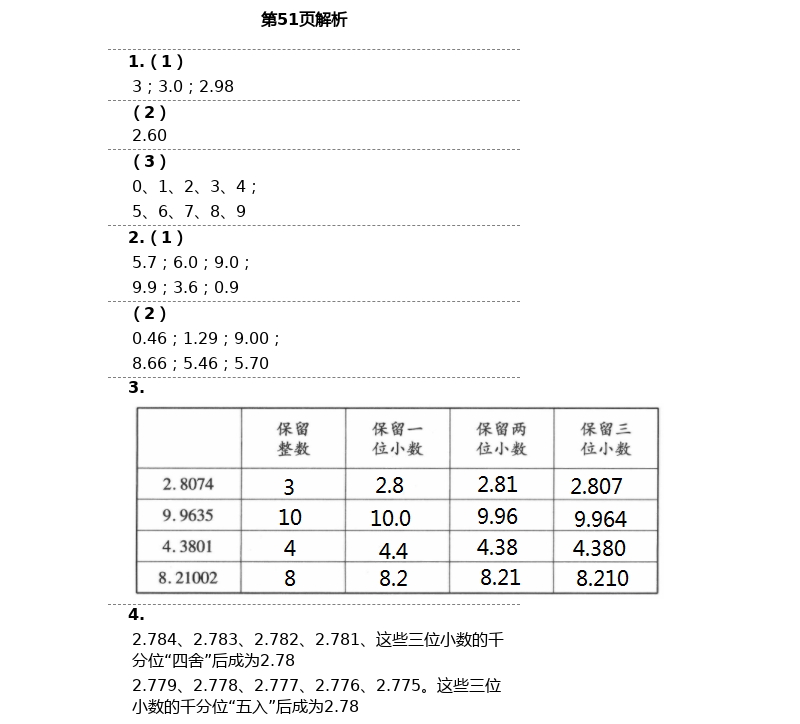 2021年新思維伴你學單元達標測試卷四年級數(shù)學下冊人教版 第51頁