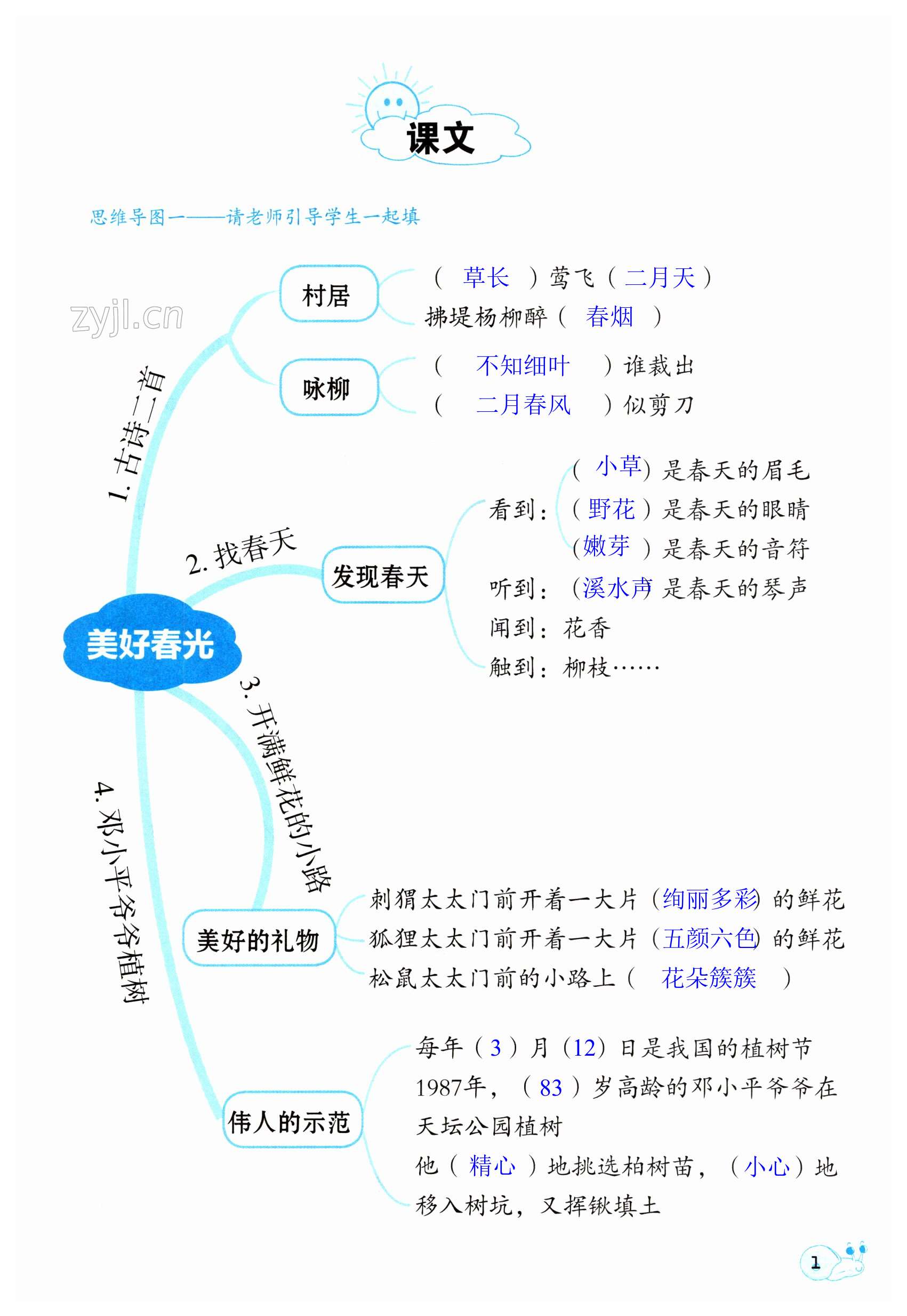 2023年知識與能力訓(xùn)練二年級語文下冊人教版 第1頁