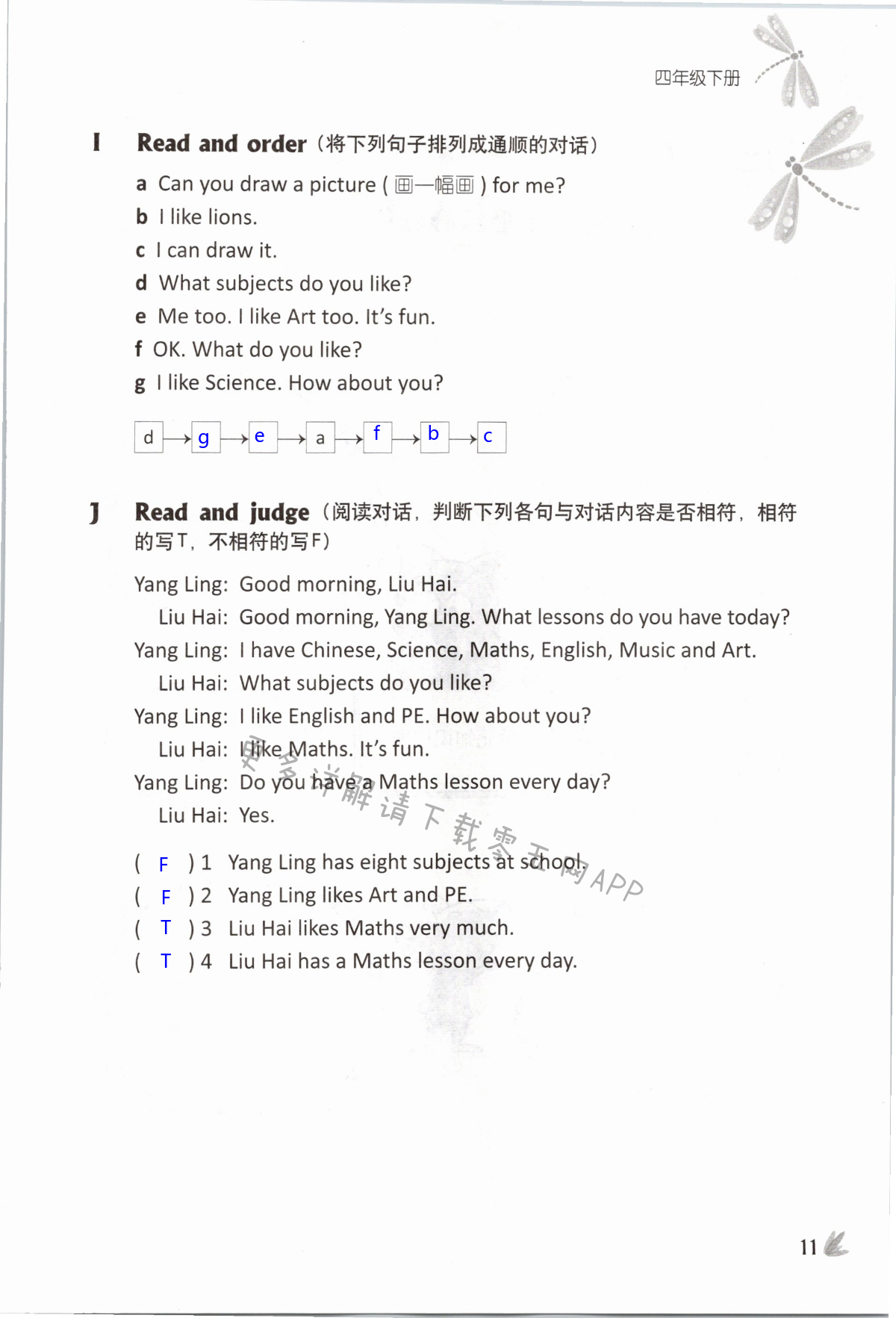 Unit 1 Our school subjects - 第11页