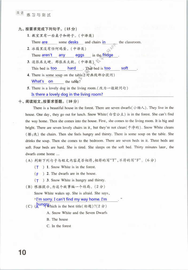 Test for Unit 1 - 第10页