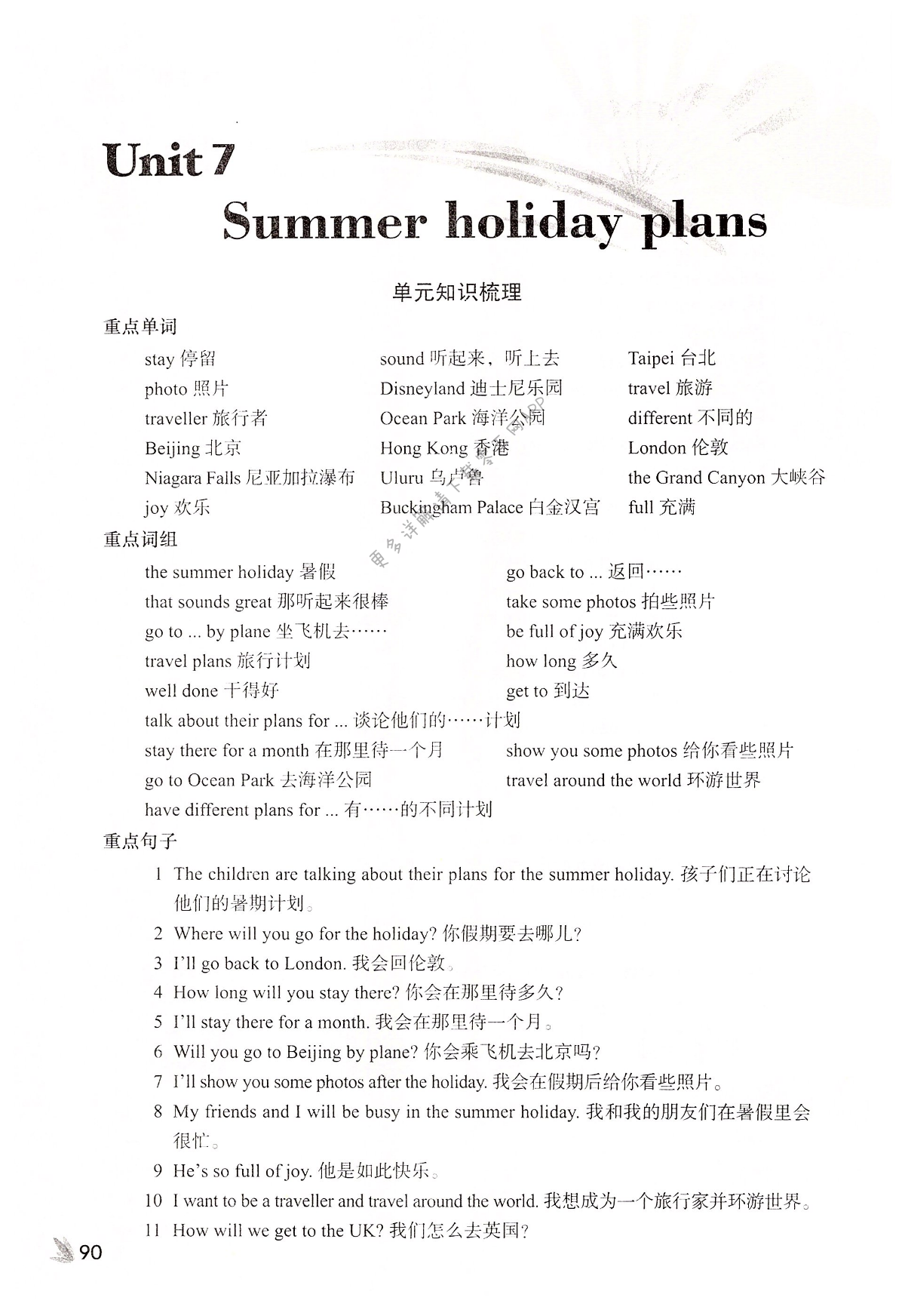 Unit 7 Summer holiday plans - 第90页