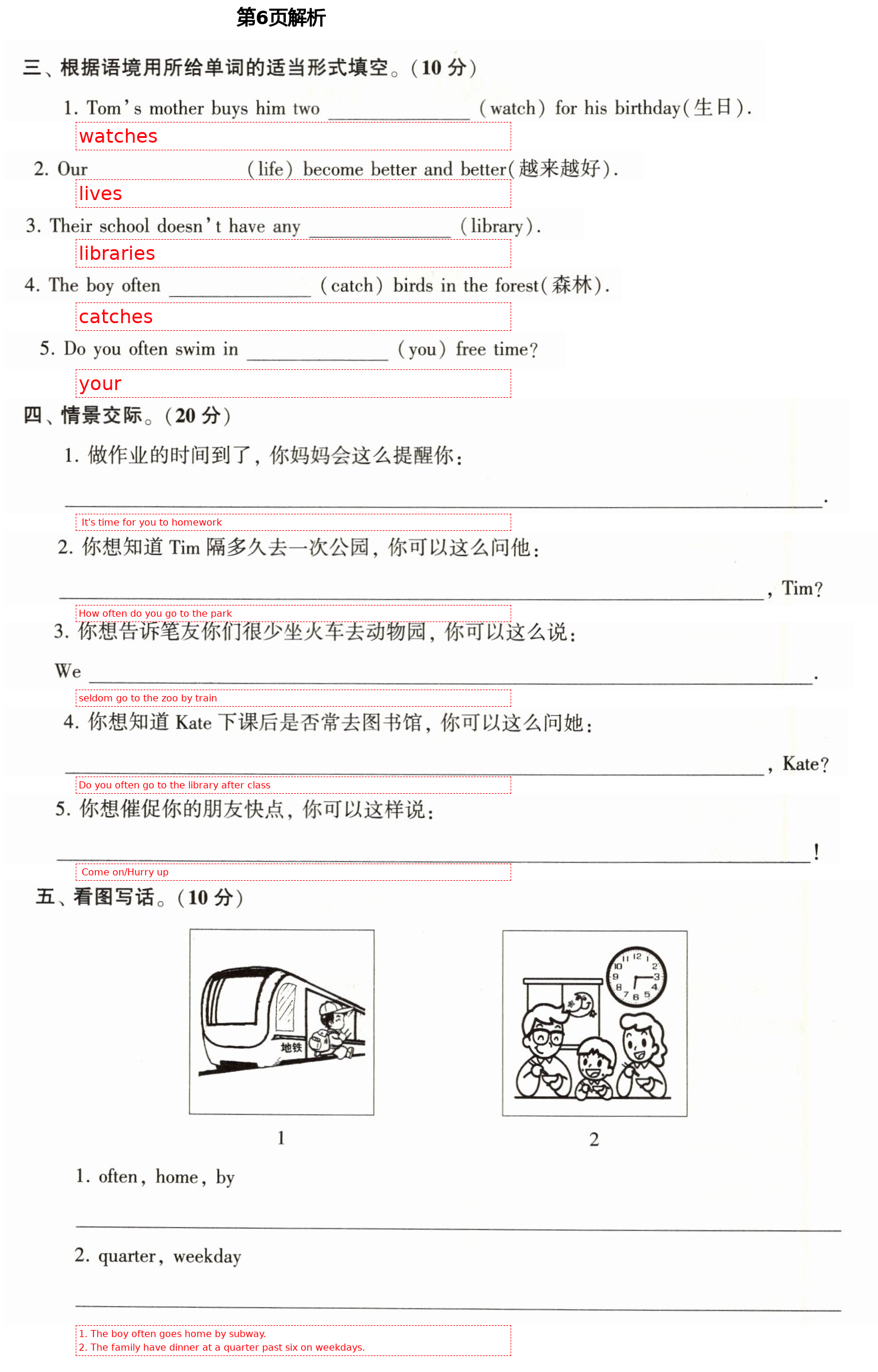 2021年初中英語(yǔ)同步練習(xí)加過(guò)關(guān)測(cè)試七年級(jí)英語(yǔ)下冊(cè)仁愛(ài)版 第6頁(yè)