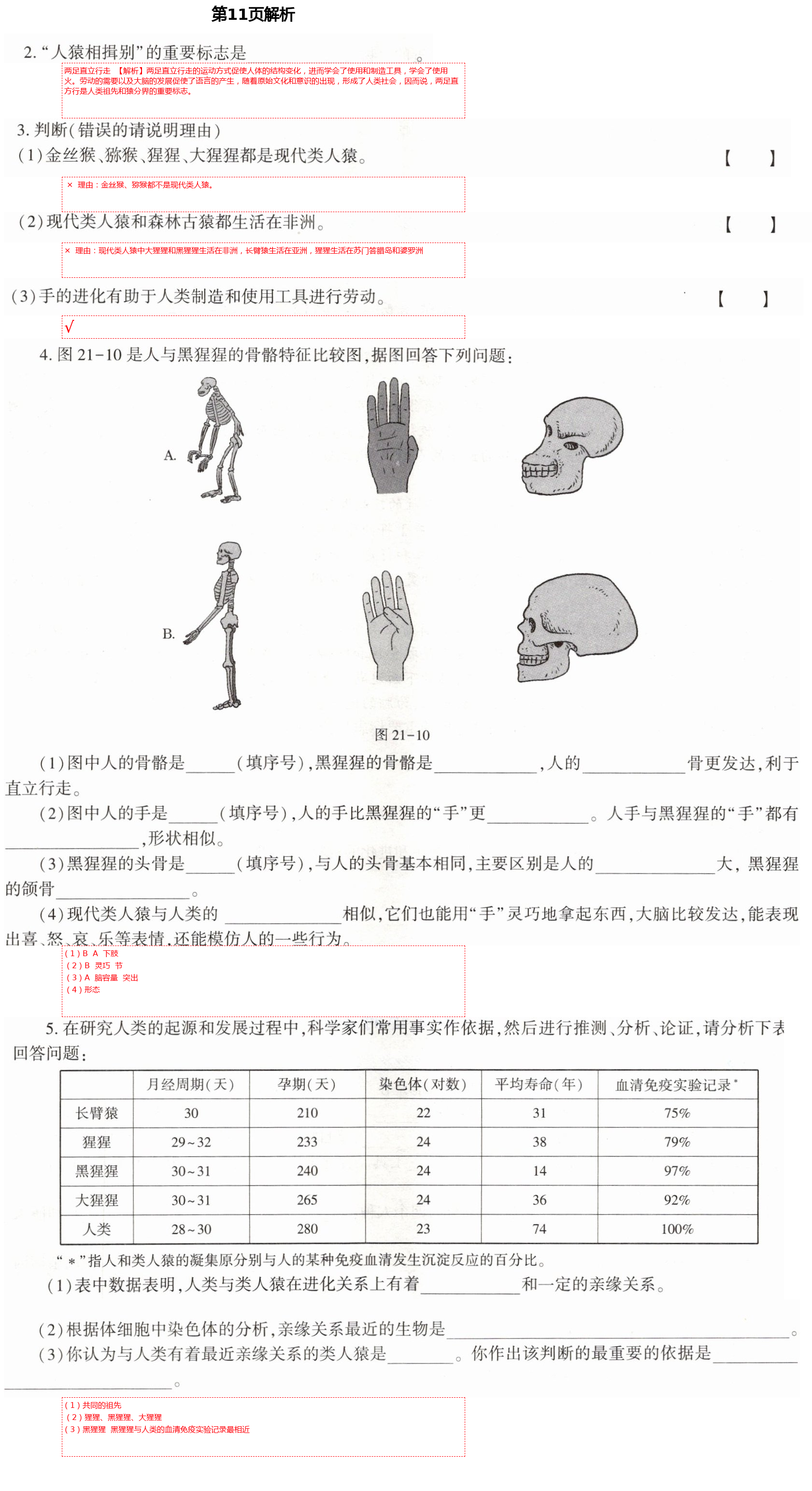 2021年基础训练八年级生物下册北师大版大象出版社 第11页