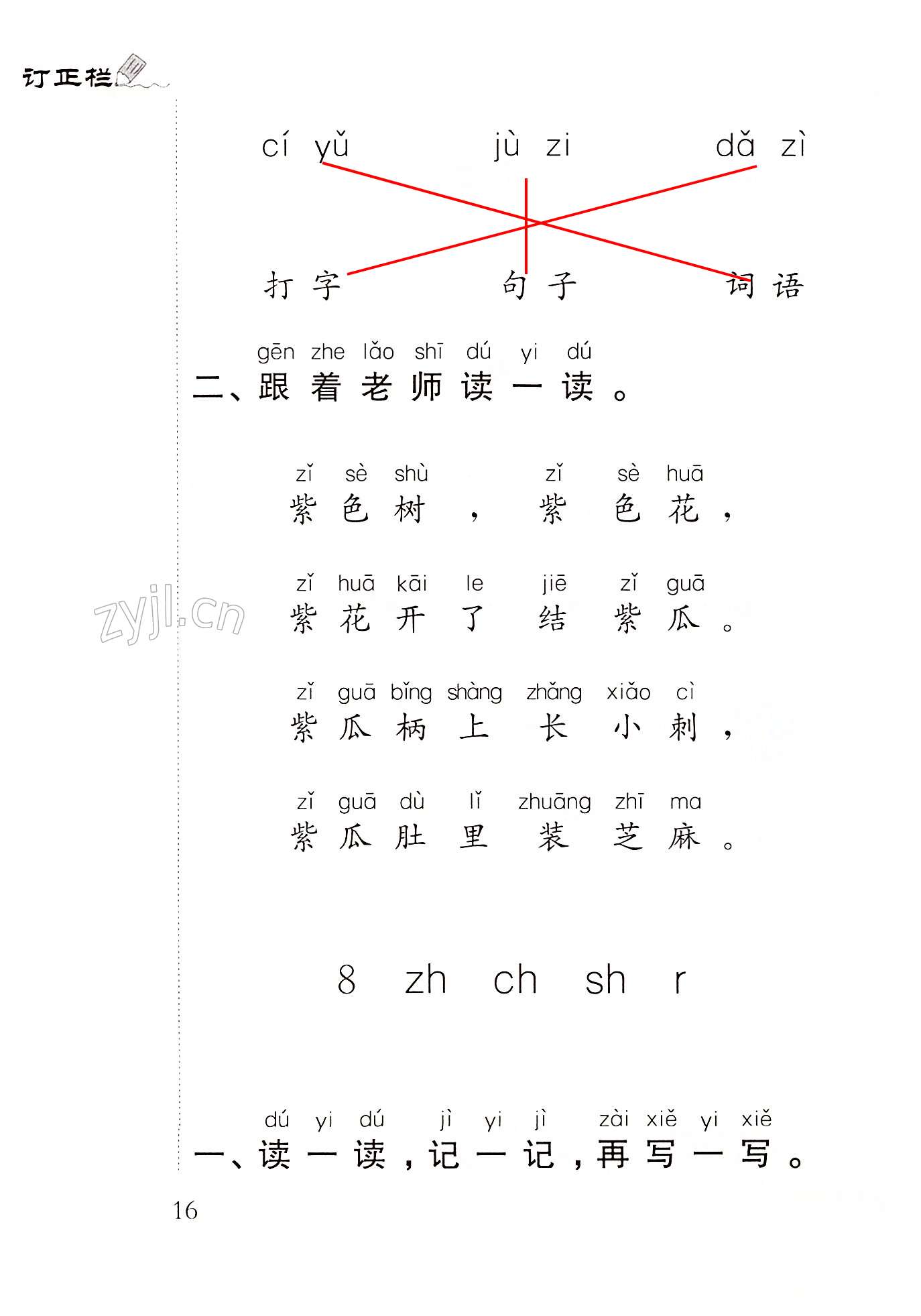 汉语拼音8.zh ch sh r - 第16页
