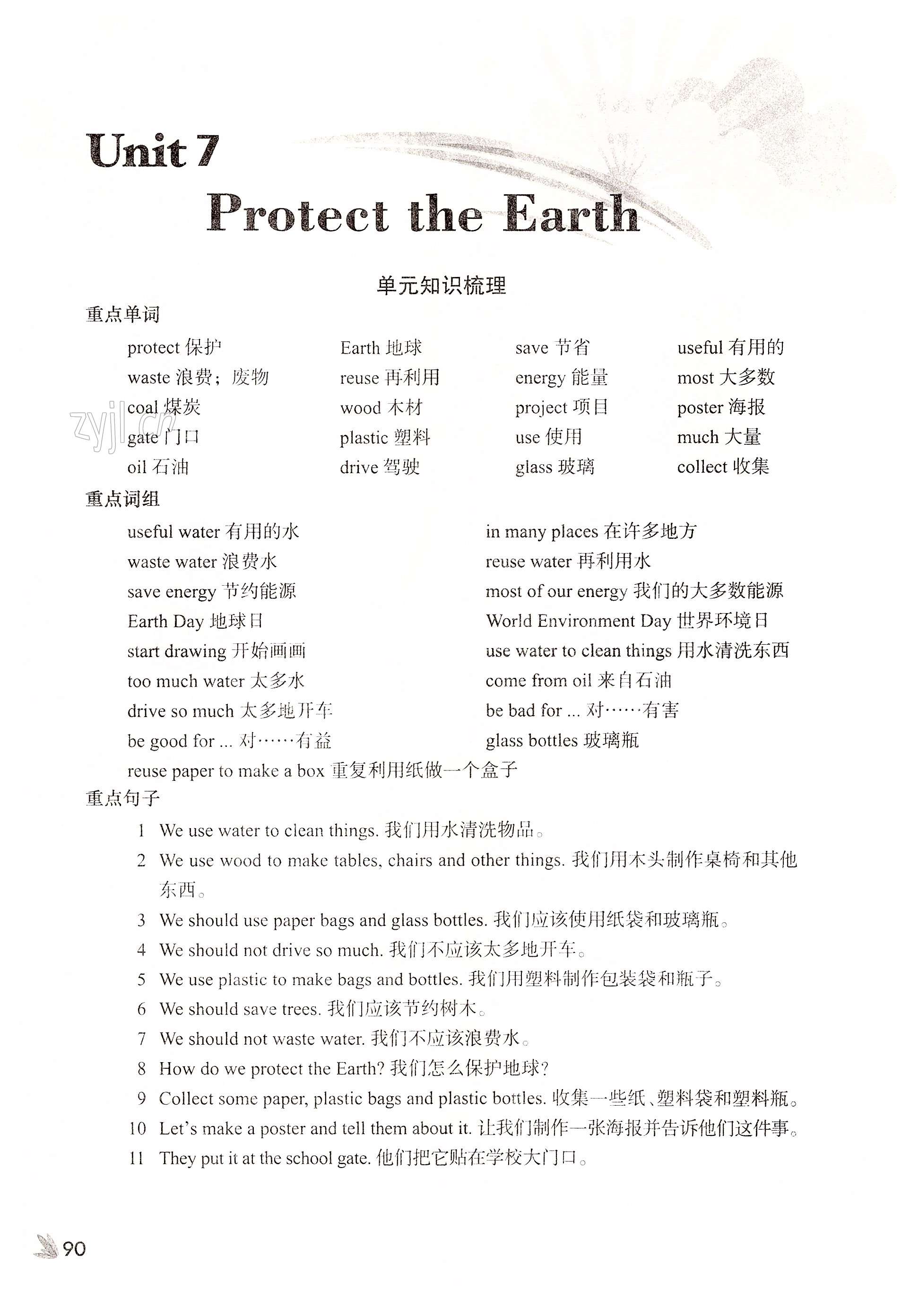 Unit 7  Protect the Earth - 第90页