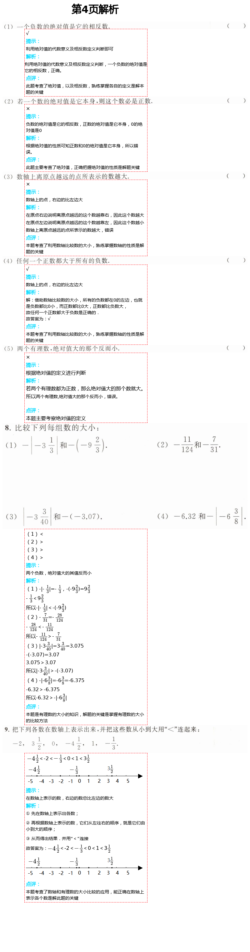 2021年數(shù)學(xué)練習(xí)部分六年級(jí)第二學(xué)期滬教版54制 第4頁