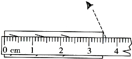 用如图所示的刻度尺测量铅笔的长度.该刻度尺的分度值为 mm.所测铅笔