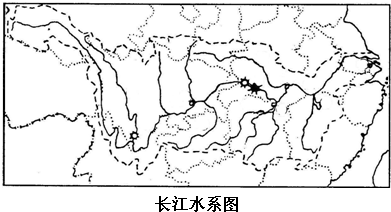 读长江水系图,回答.根据如图,下列说法正确的是)