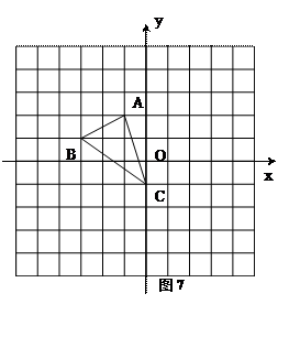 2013云南普洱,17,6分 如图,方格纸中的每个小方格都是边长为1个单位的小正方形,每个小正方形的顶点称为格点. abc的顶点都在格点上,建立平面直角坐标系后,点a