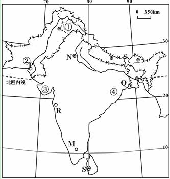 南亚地图_南亚人口分布图