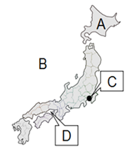 读日本和美国工业带(区)分布图.回答问题.(1)日