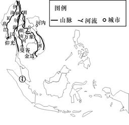 结合东南亚局部图.曼谷气候资料图和小青的东