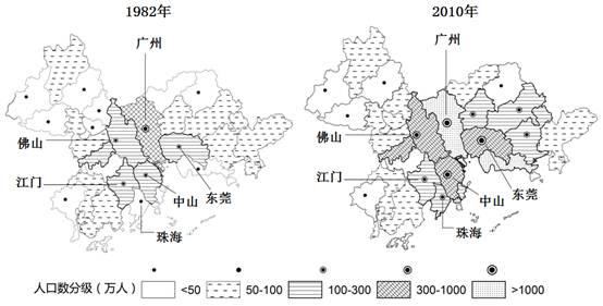 广东省人口分布图_广东省人口分布