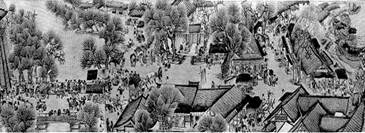 曾这样描写中国古代某一王朝的都城:这座城市